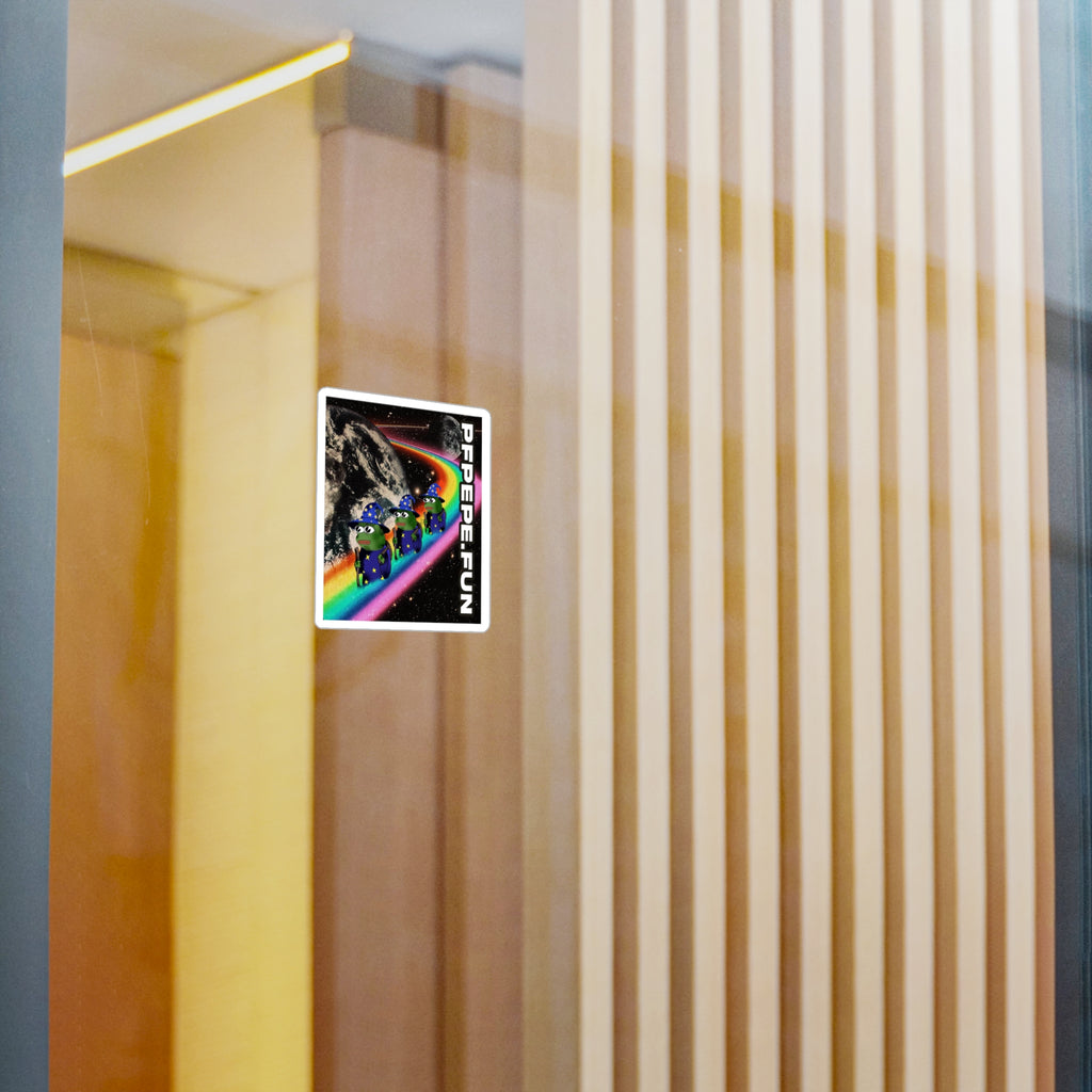 PFP Vinyl Sticker — PFP Wizard Gang in Space