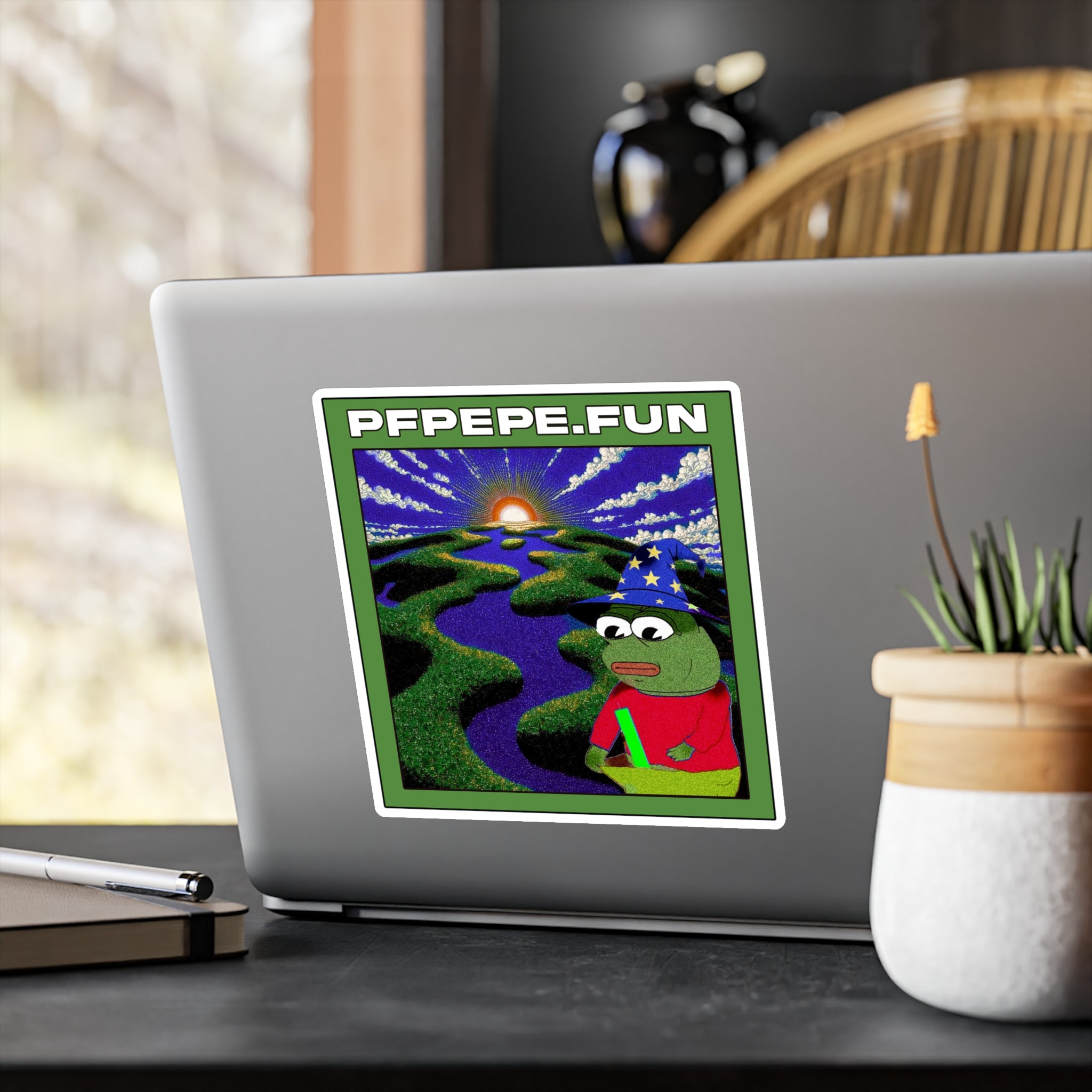 PFP Vinyl Sticker — PFP Wizard Candle