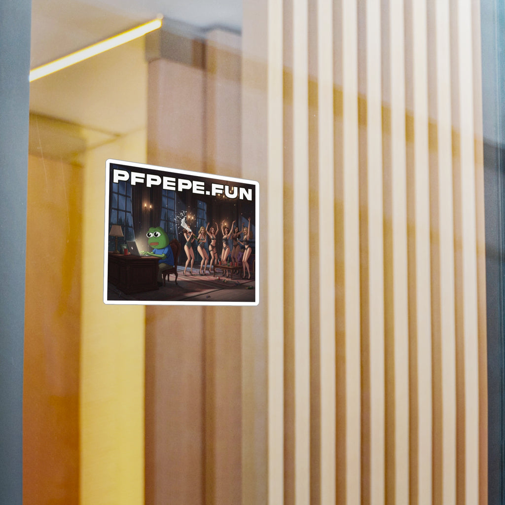 PFP Vinyl Sticker — PFP "No Distractions"