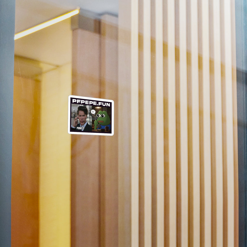 PFP Vinyl Sticker — PFP "He Sold?"