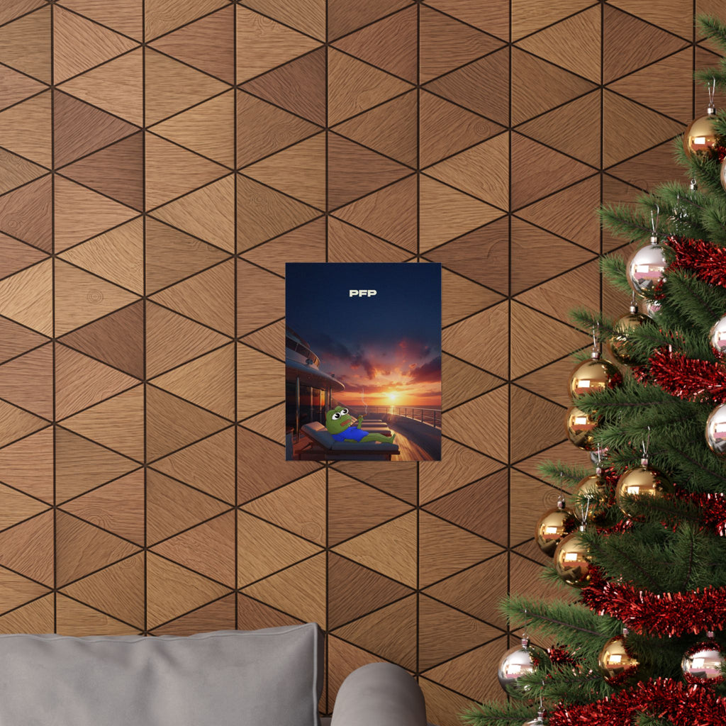 PFP Poster | PFP Yacht and Cigar