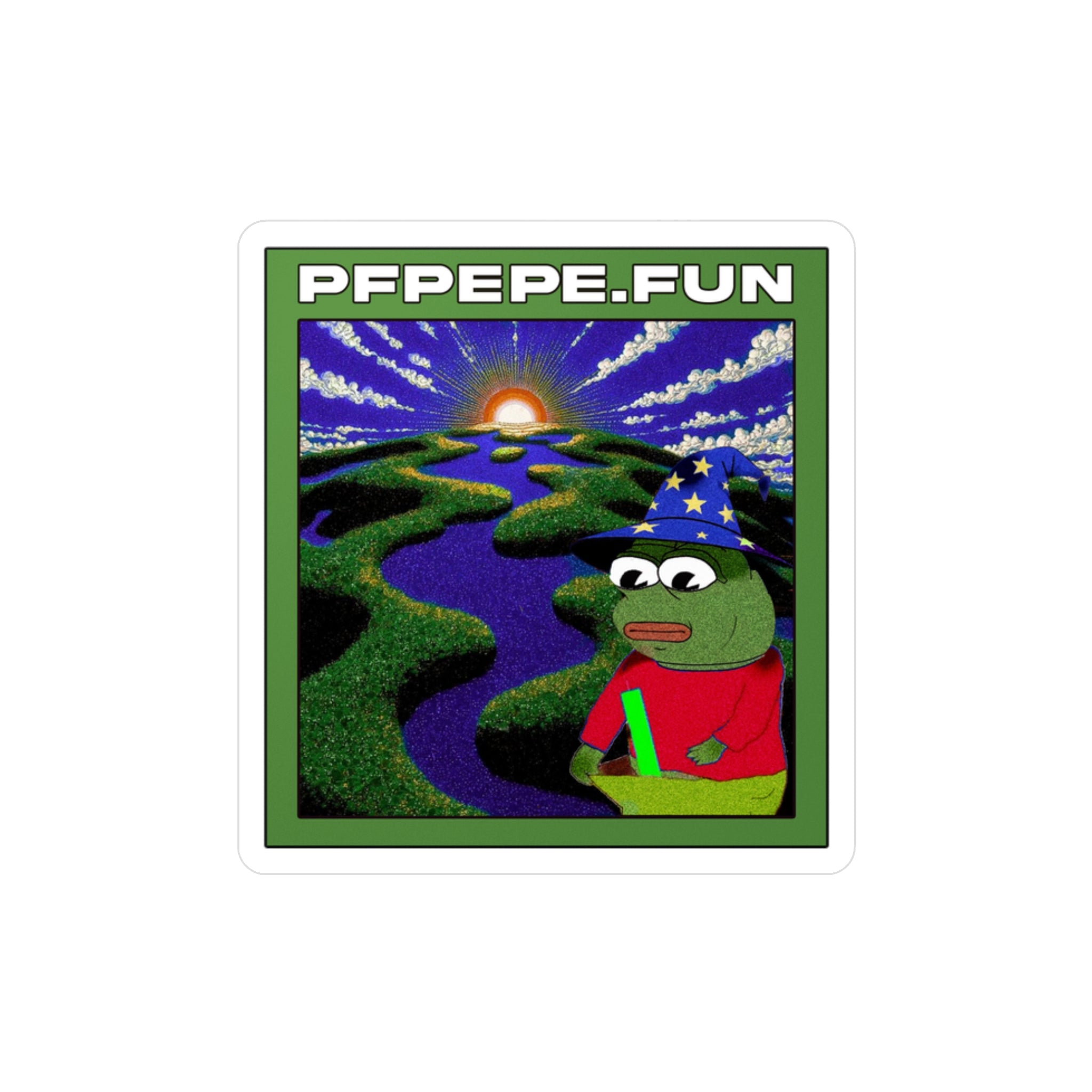 PFP Vinyl Sticker — PFP Wizard Candle