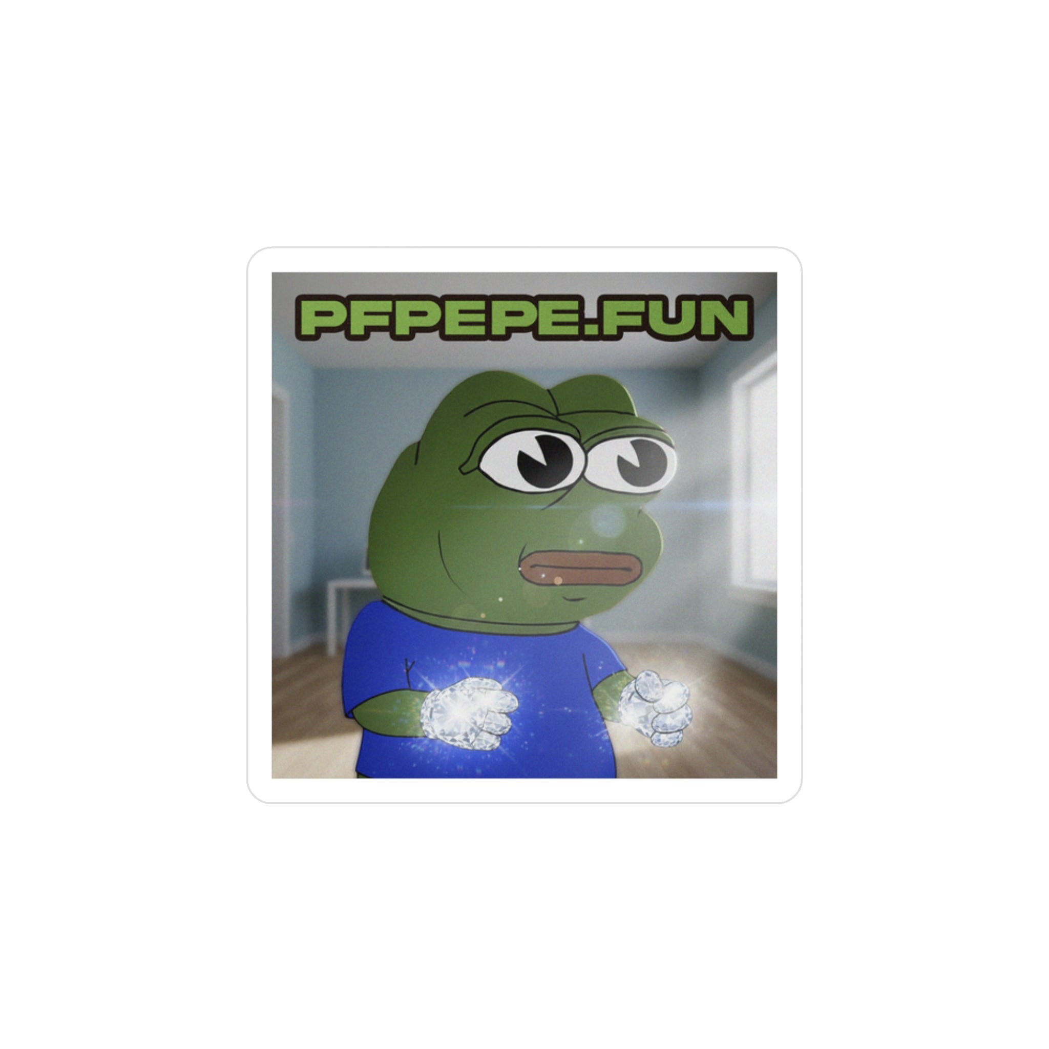 PFP Vinyl Sticker — PFP Dimond Hands