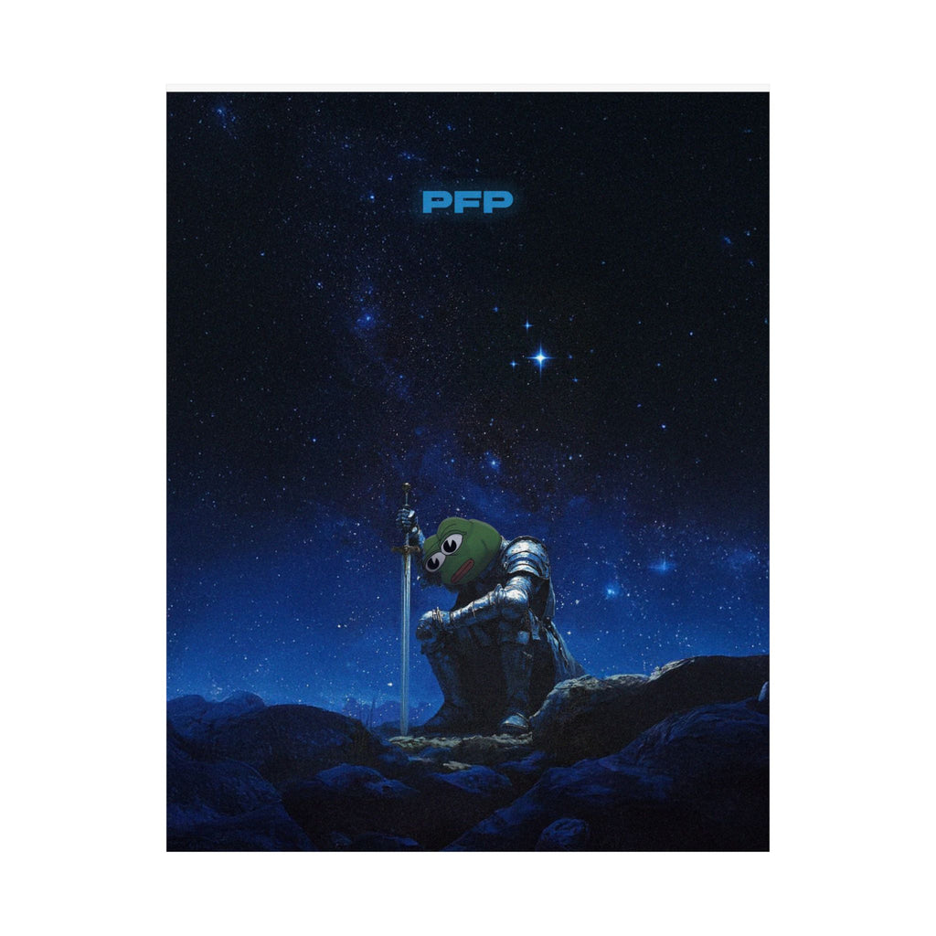 PFP Poster | Blue PFP Knight