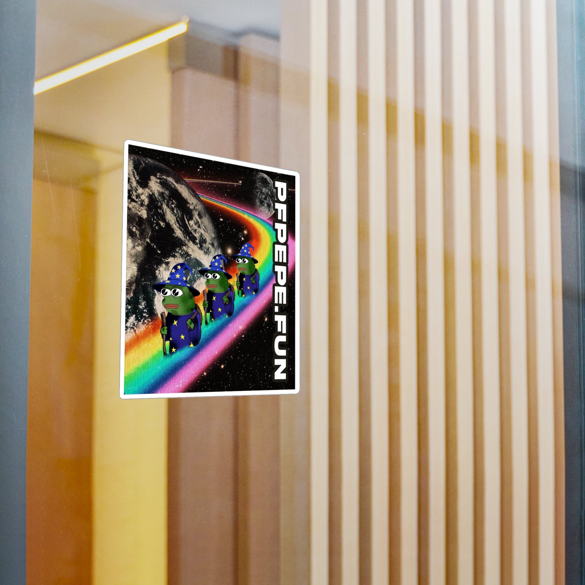 PFP Vinyl Sticker — PFP Wizard Gang in Space
