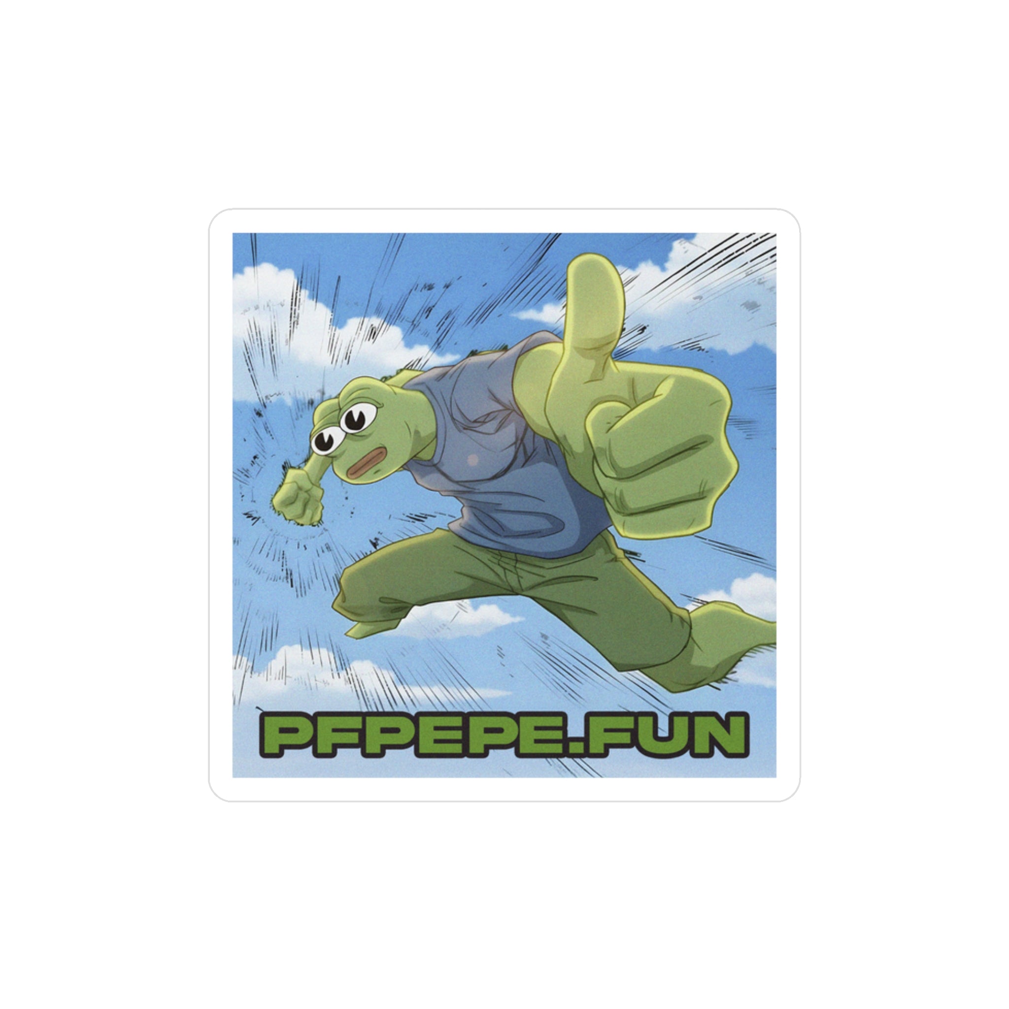 PFP Vinyl Sticker — PFP Punch