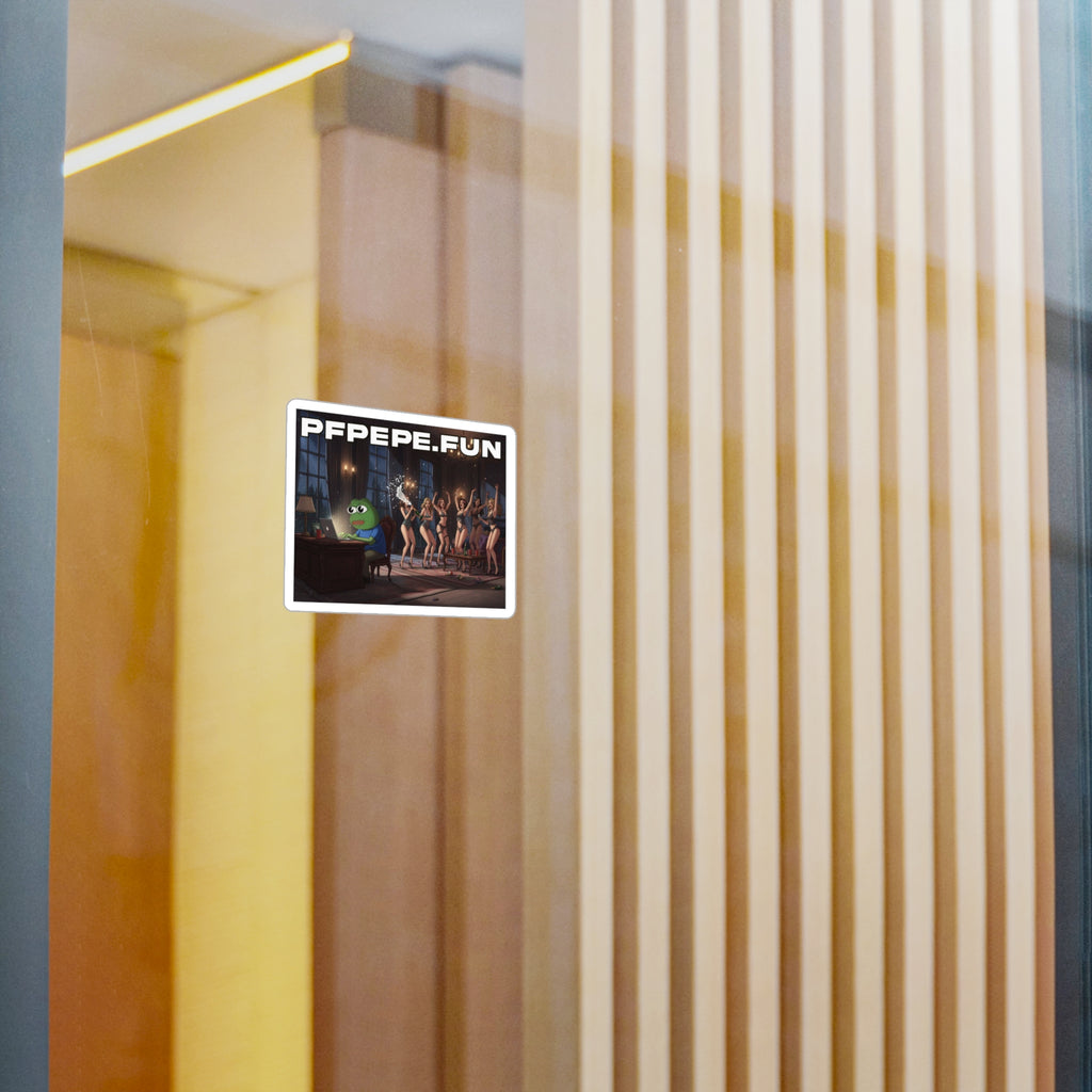 PFP Vinyl Sticker — PFP "No Distractions"