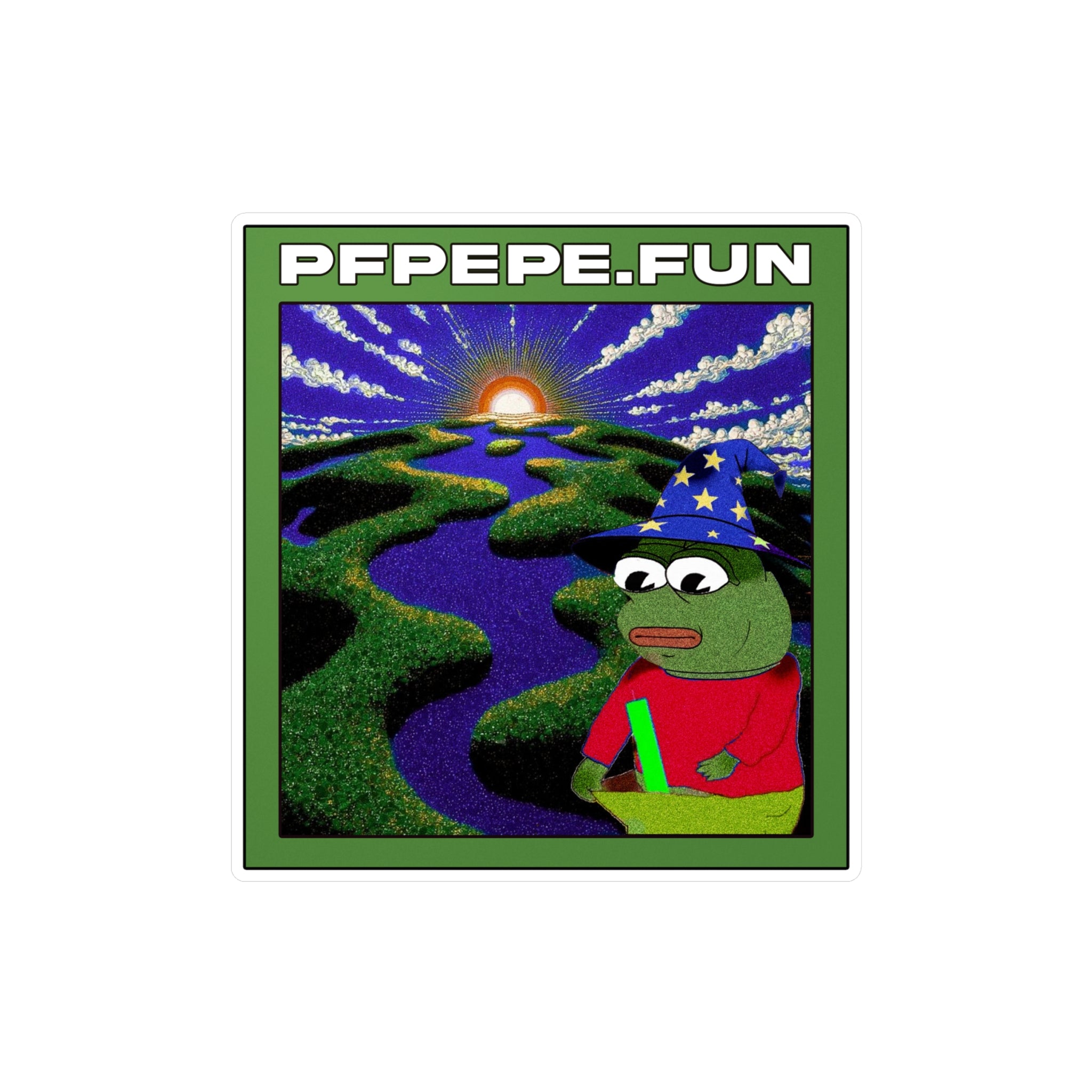PFP Vinyl Sticker — PFP Wizard Candle