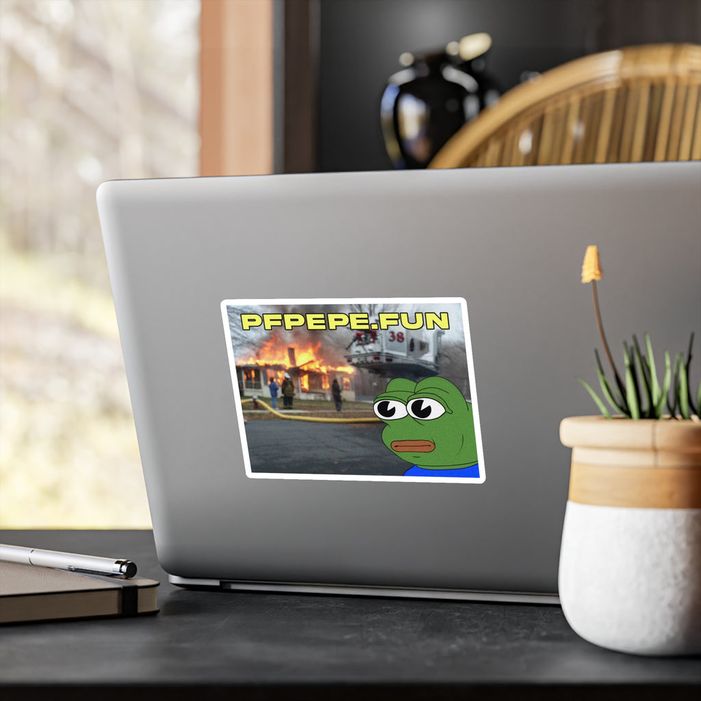 PFP Vinyl Sticker — PFP Unfazed