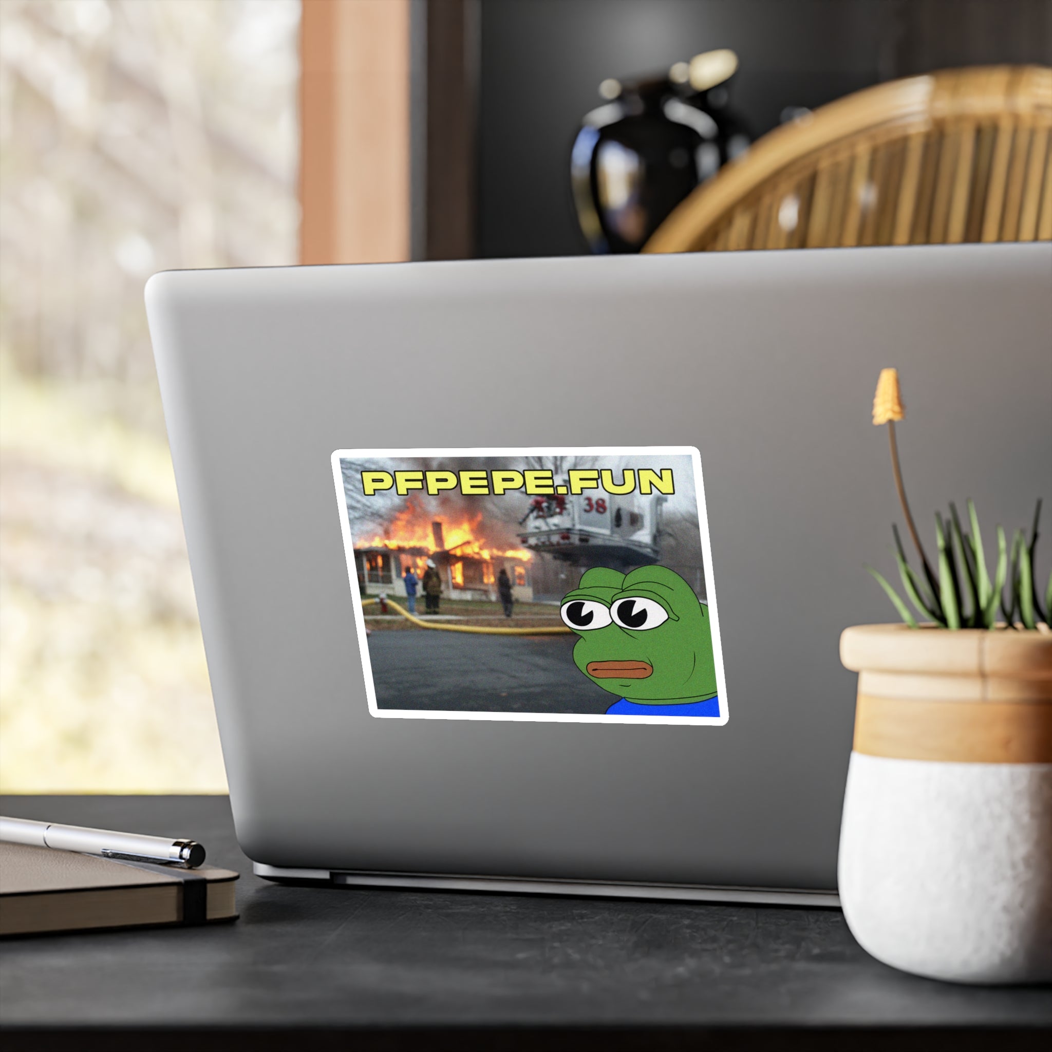 PFP Vinyl Sticker — PFP Unfazed