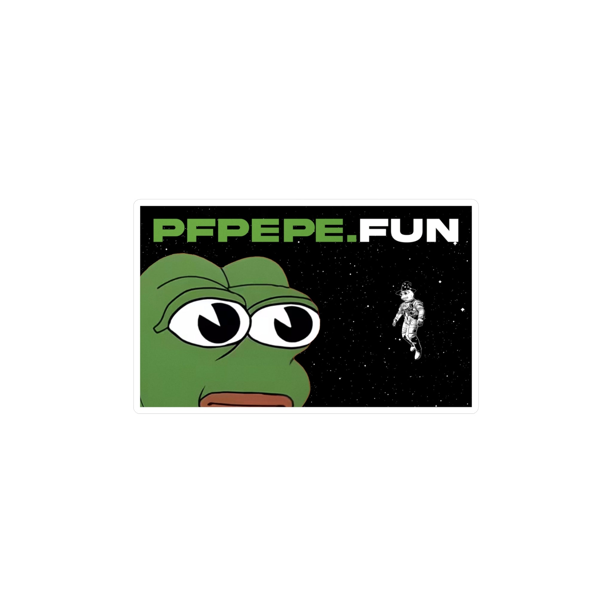PFP Vinyl Sticker — Space