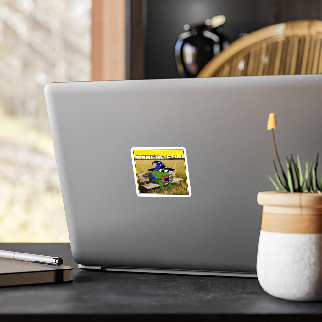 PFP Vinyl Sticker — PFP Wizard Smokin a Ciggy