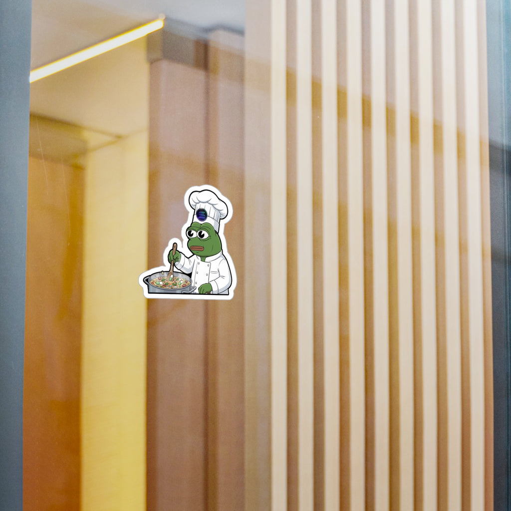 PFP Vinyl Sticker — PFP "Let him COOK"