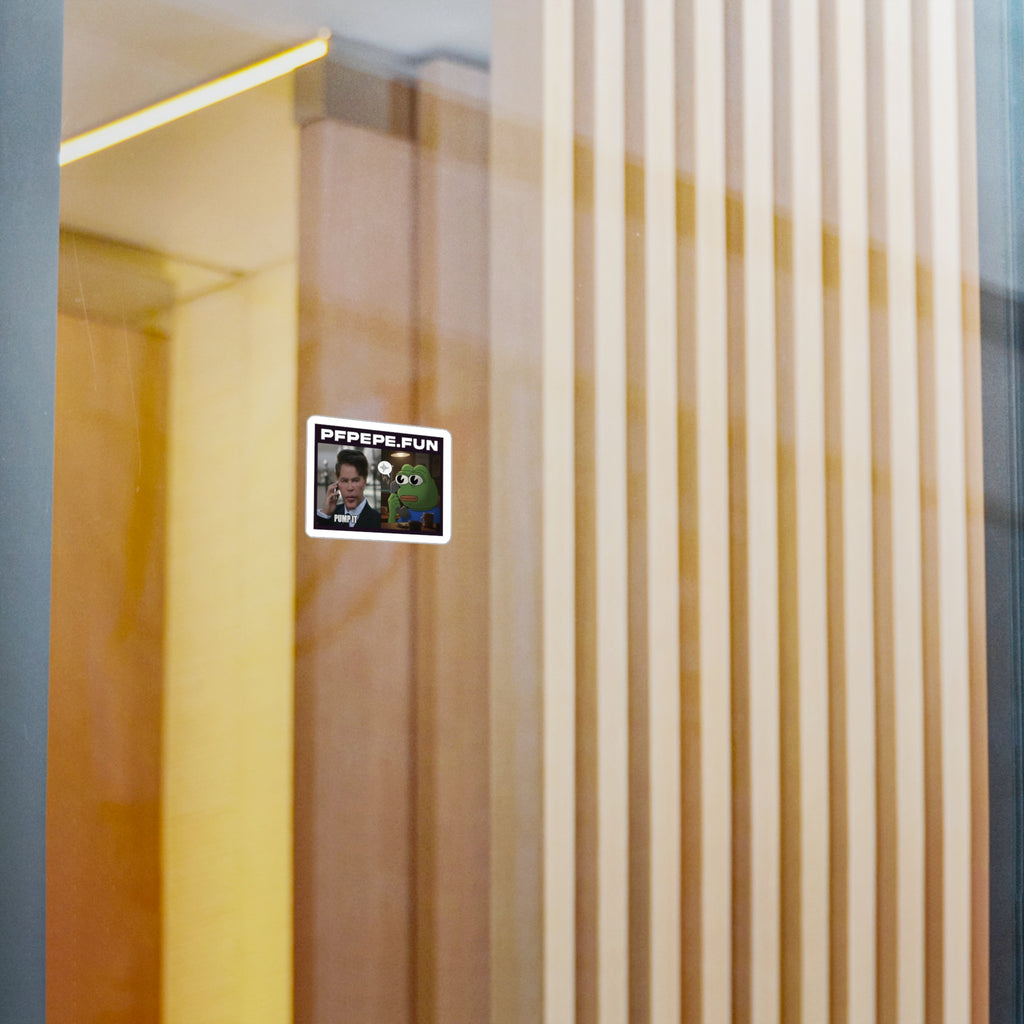 PFP Vinyl Sticker — PFP "He Sold?"