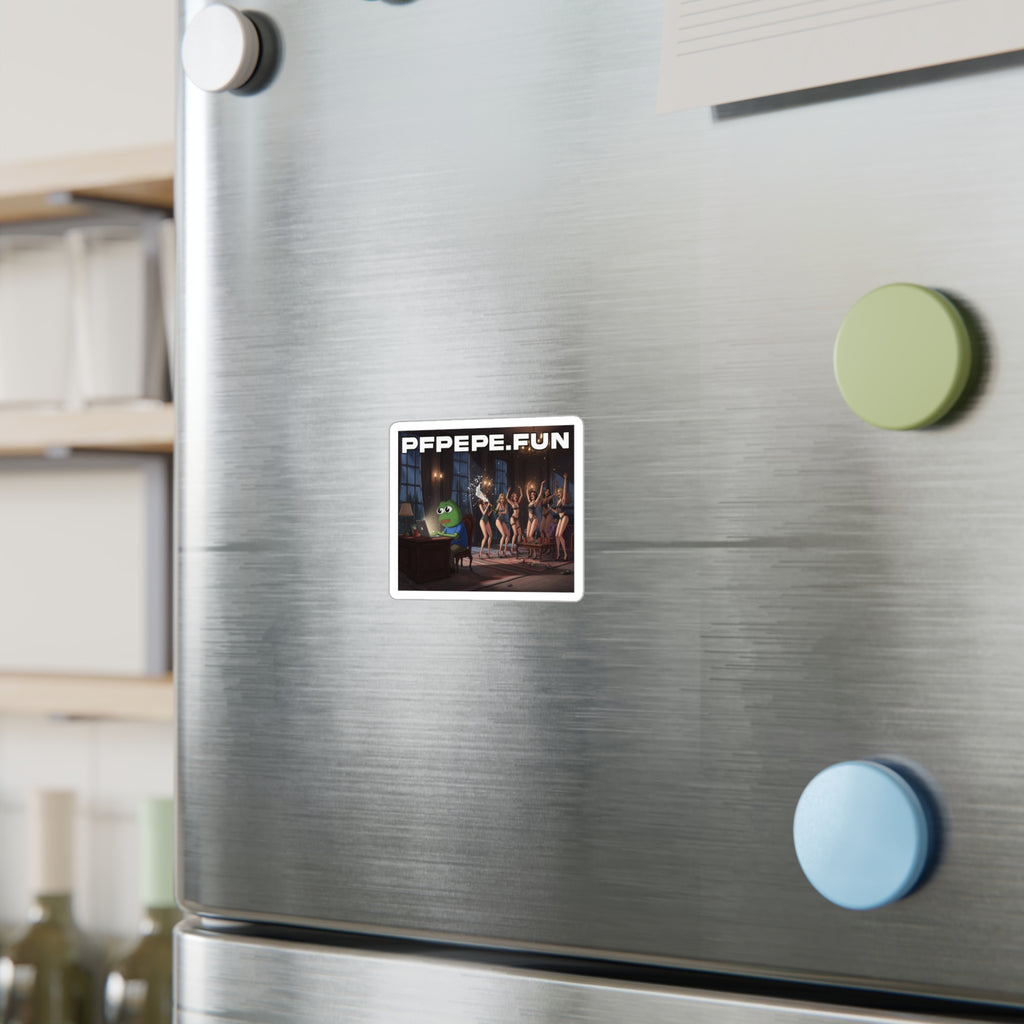 PFP Vinyl Sticker — PFP "No Distractions"