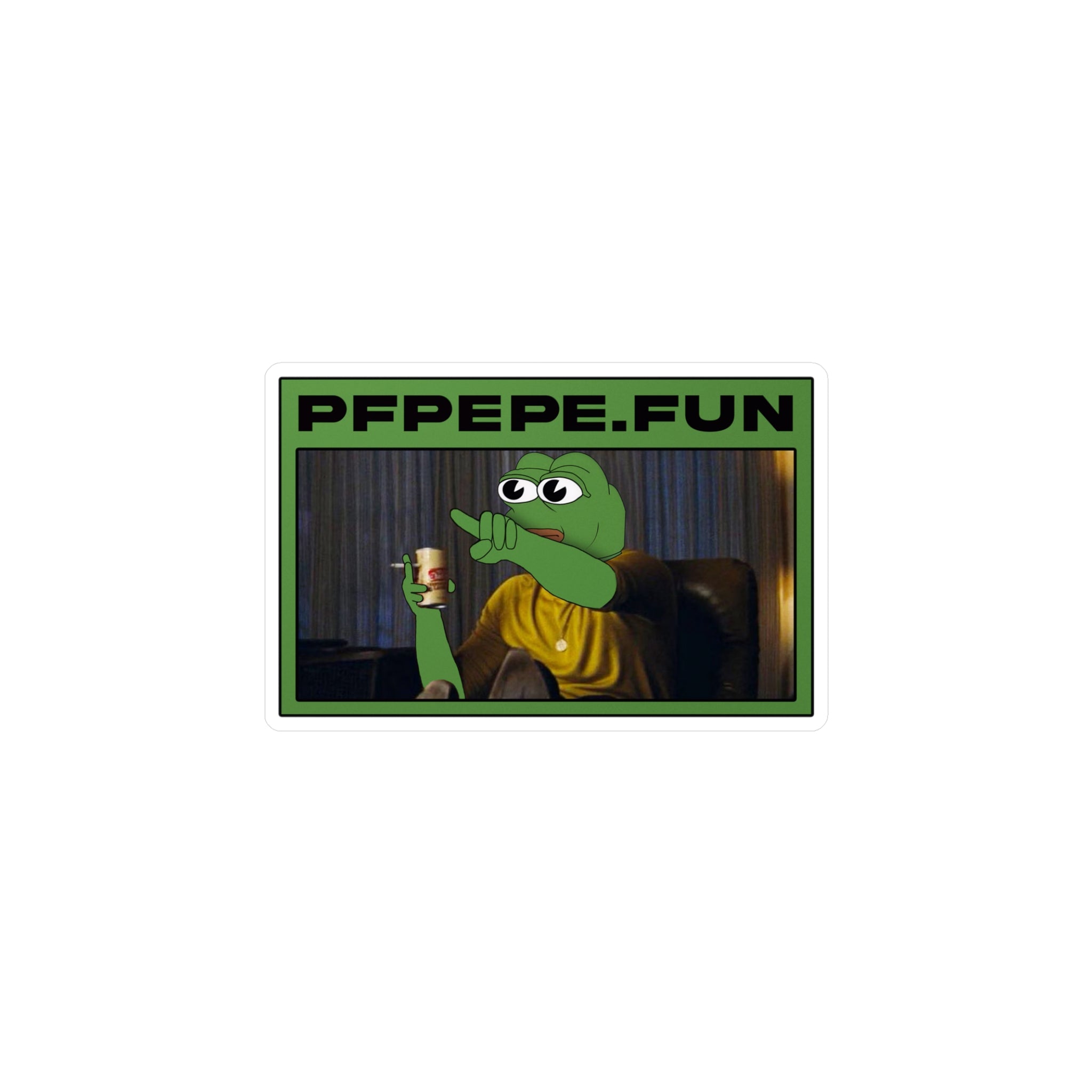 PFP Vinyl Sticker — PFP Pointing