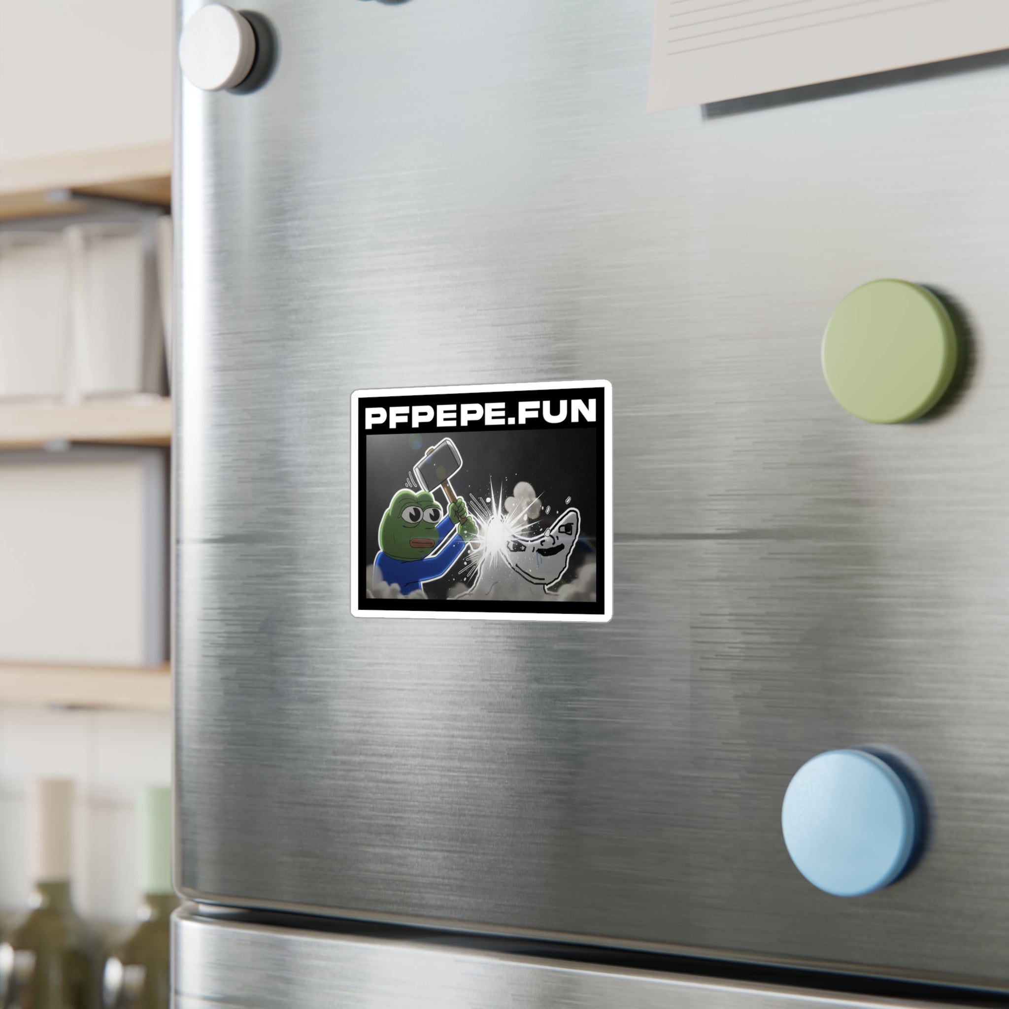 PFP Vinyl Sticker — PFP "Jeets get REKT"