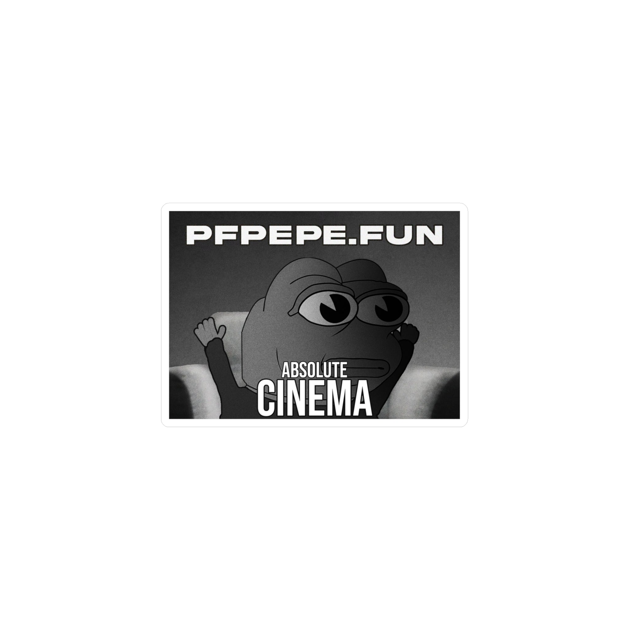PFP Vinyl Sticker — PFP Absolute Cinema