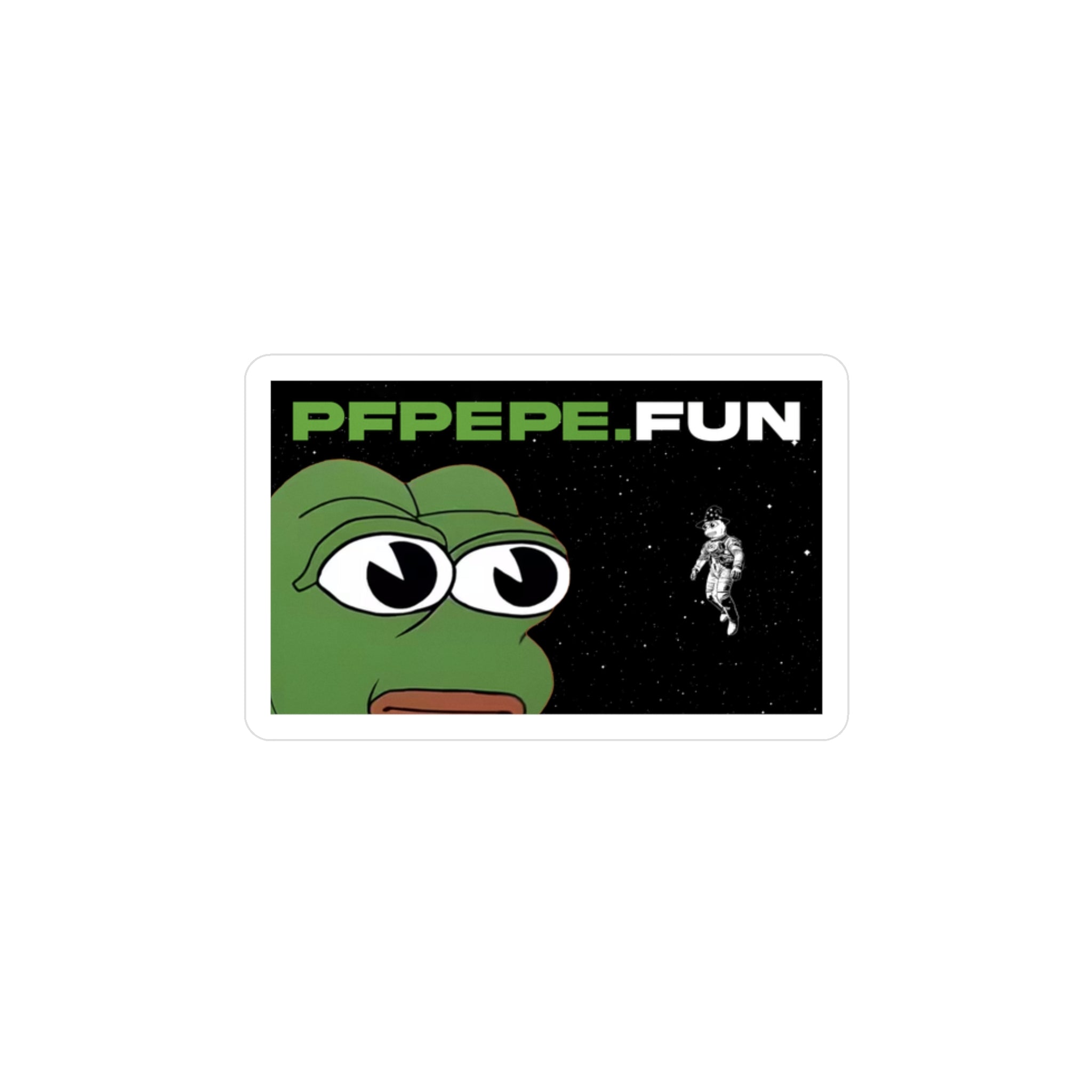 PFP Vinyl Sticker — Space
