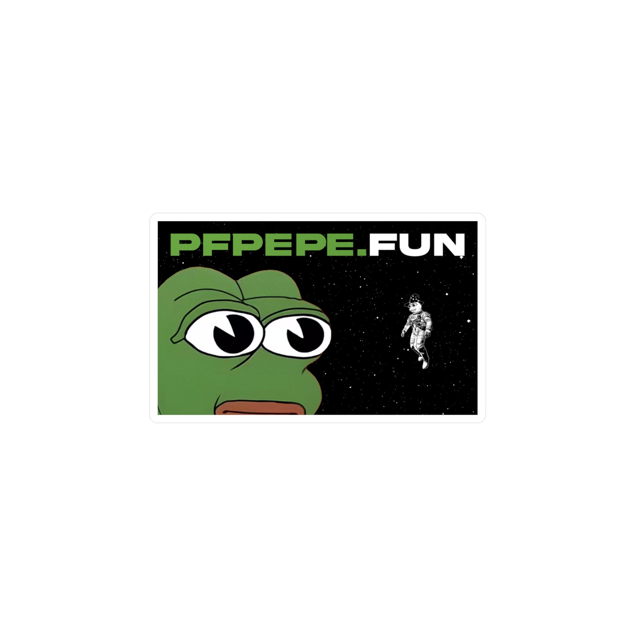 PFP Vinyl Sticker — Space