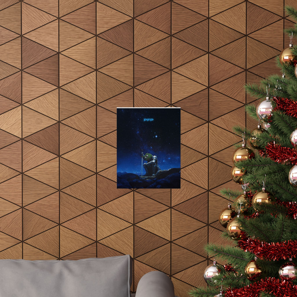 PFP Poster | Blue PFP Knight