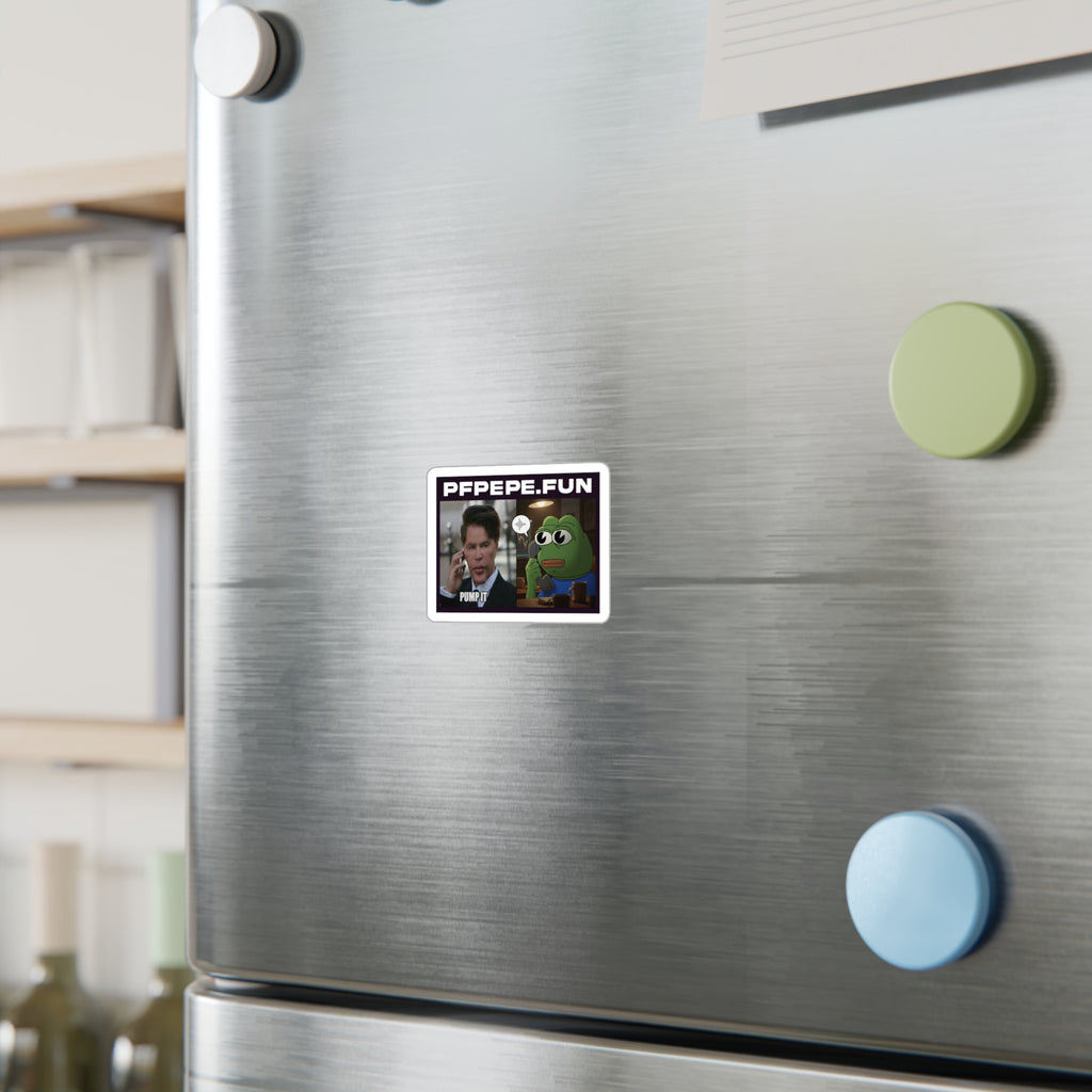 PFP Vinyl Sticker — PFP "He Sold?"