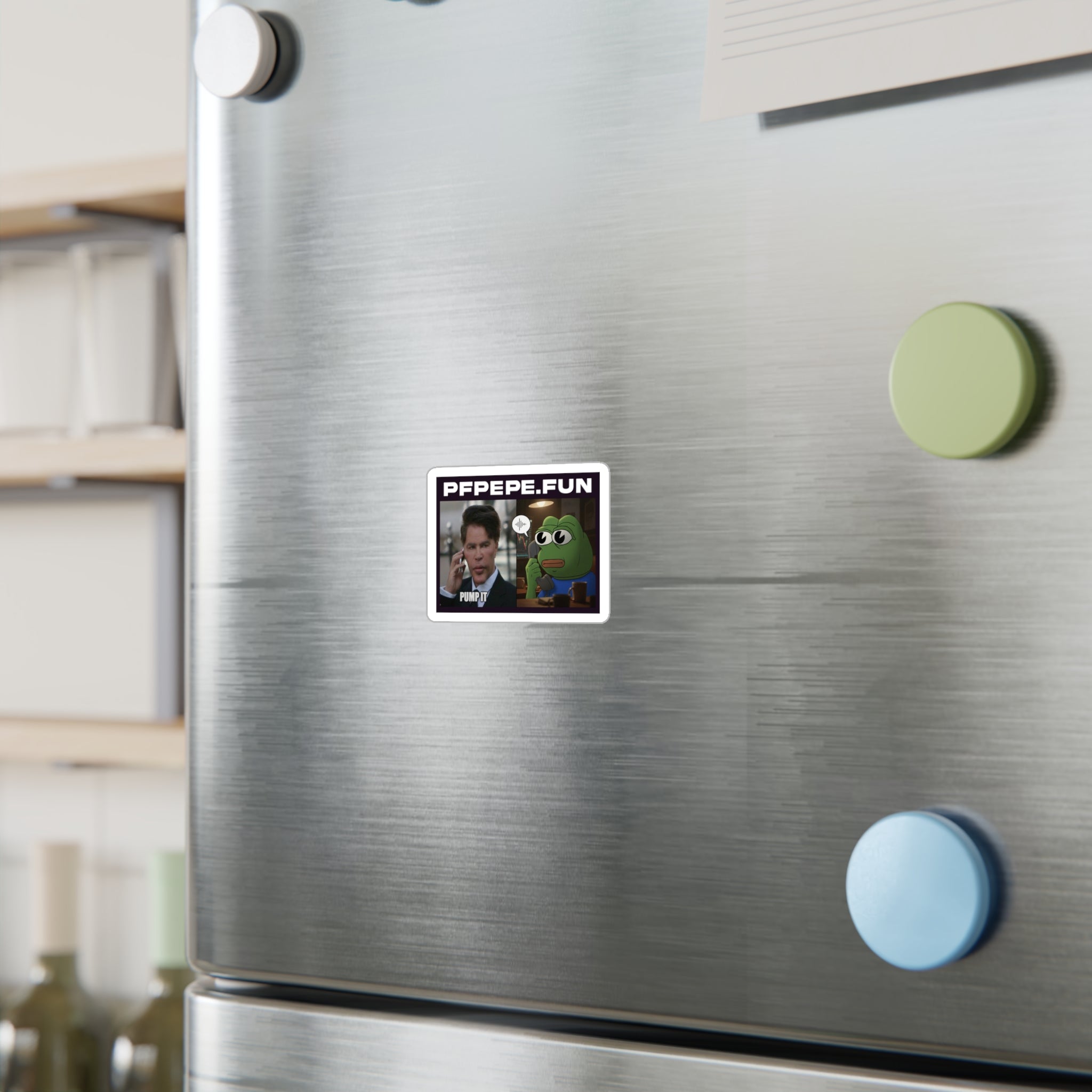 PFP Vinyl Sticker — PFP "He Sold?"