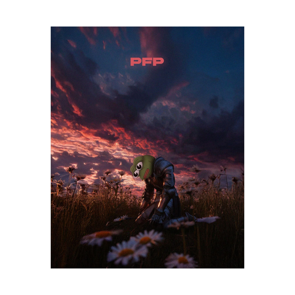 PFP Poster | Red PFP Knight