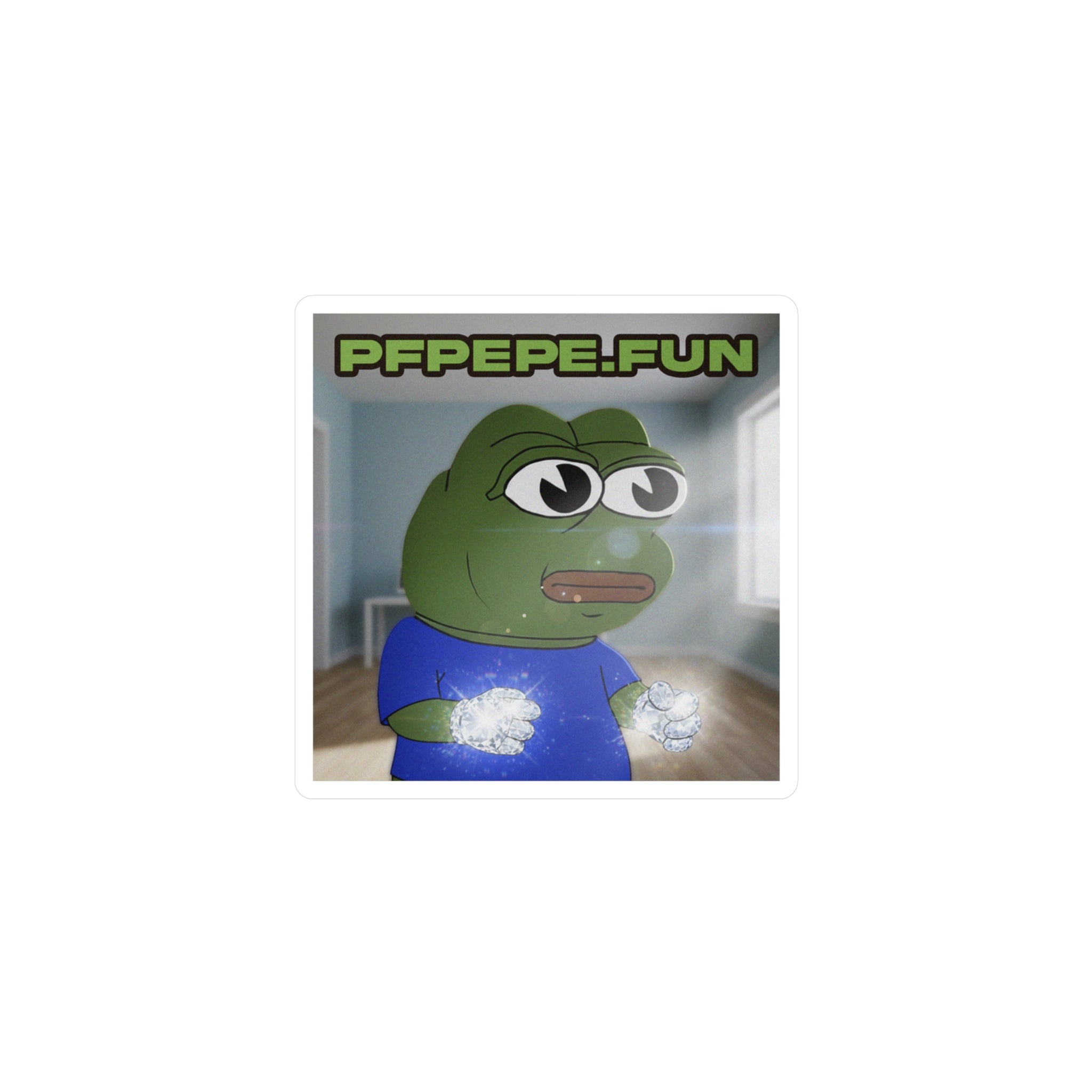 PFP Vinyl Sticker — PFP Dimond Hands