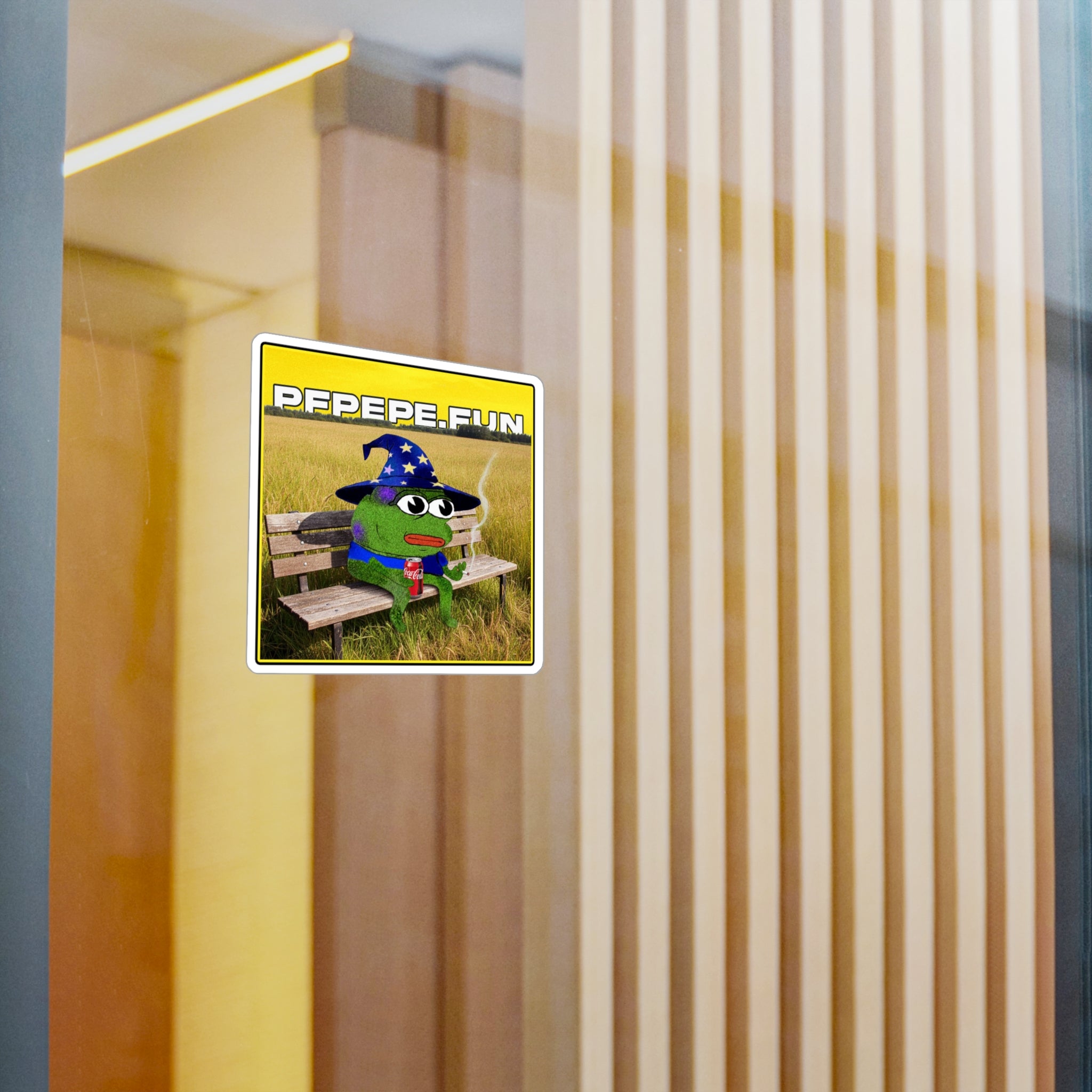 PFP Vinyl Sticker — PFP Wizard Smokin a Ciggy