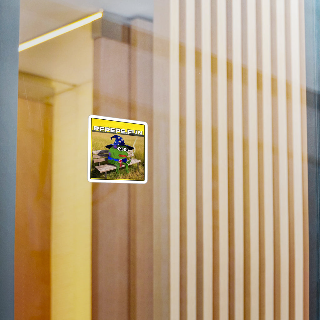 PFP Vinyl Sticker — PFP Wizard Smokin a Ciggy