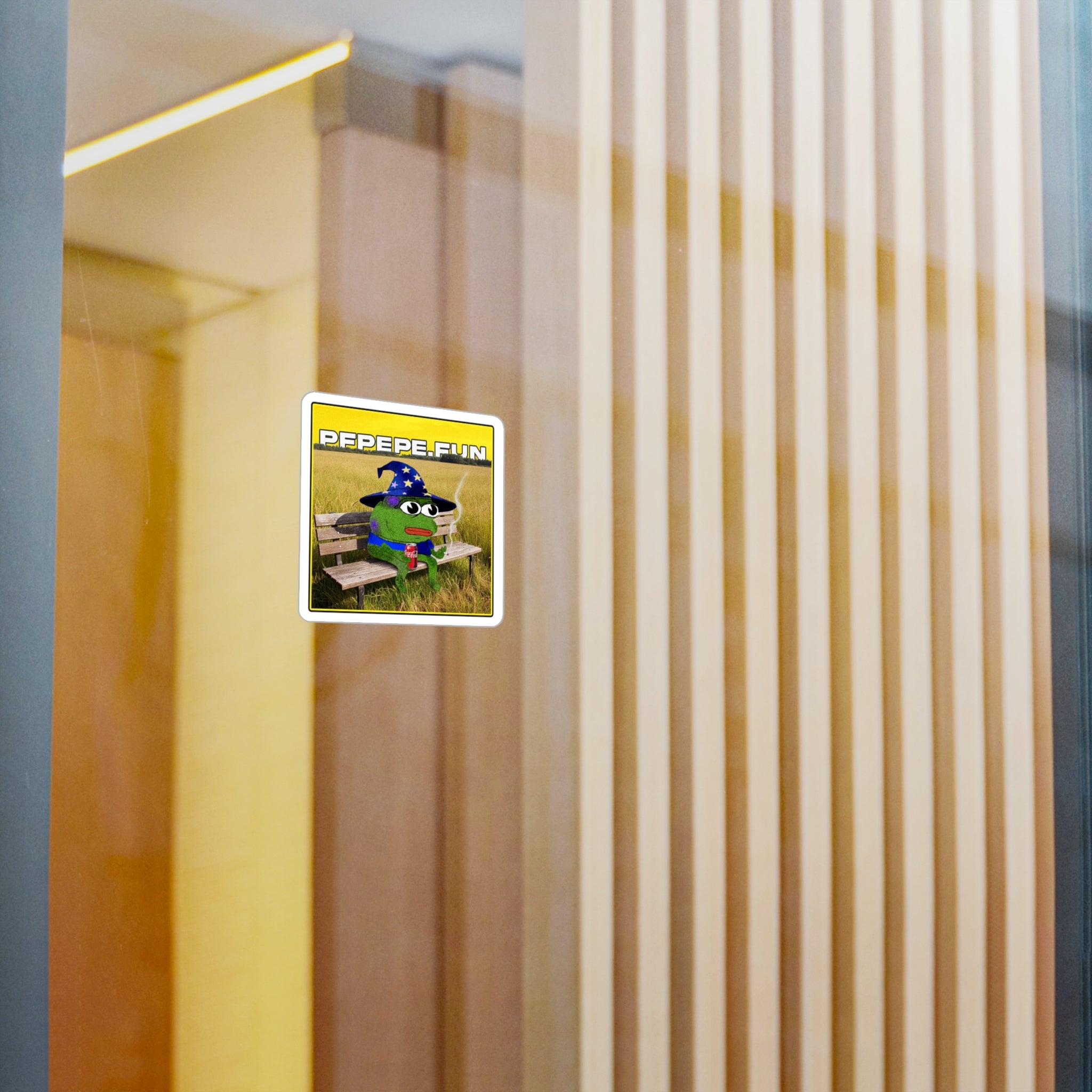 PFP Vinyl Sticker — PFP Wizard Smokin a Ciggy
