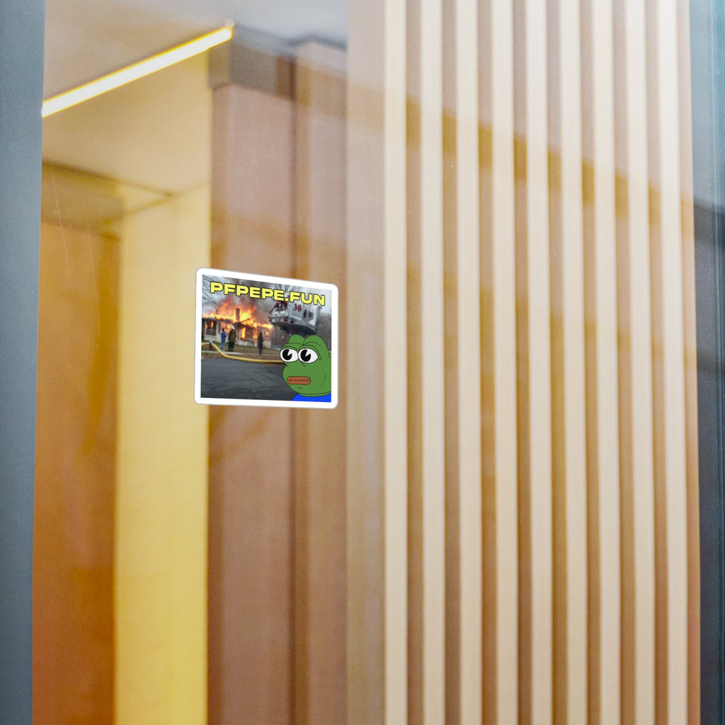 PFP Vinyl Sticker — PFP Unfazed