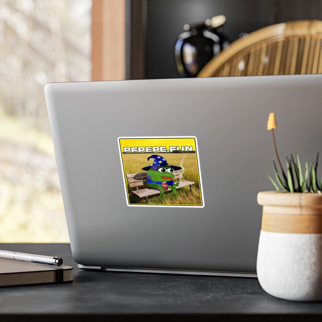 PFP Vinyl Sticker — PFP Wizard Smokin a Ciggy