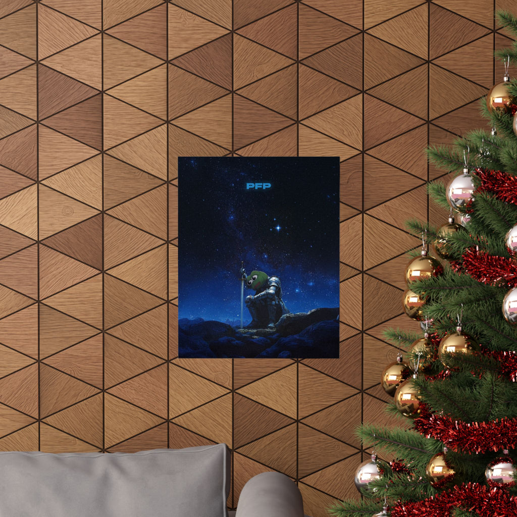 PFP Poster | Blue PFP Knight