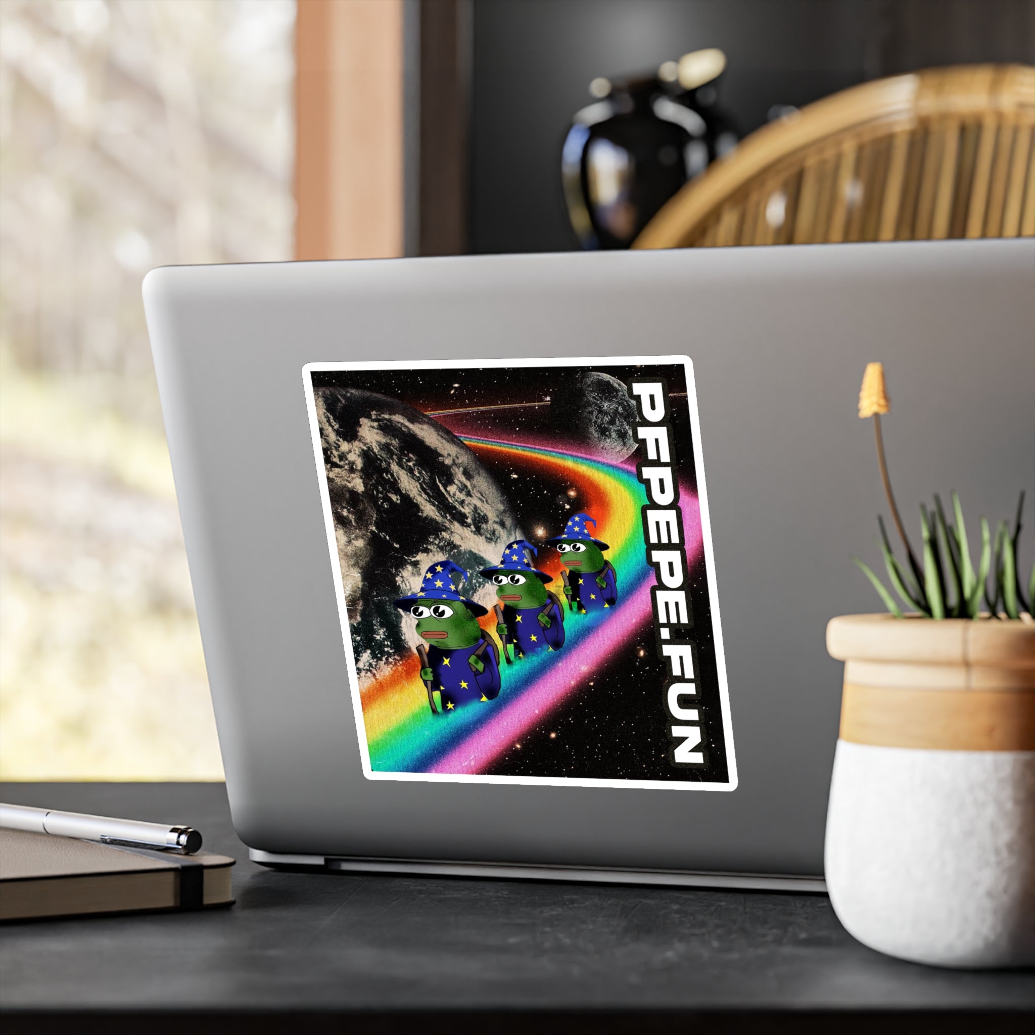 PFP Vinyl Sticker — PFP Wizard Gang in Space