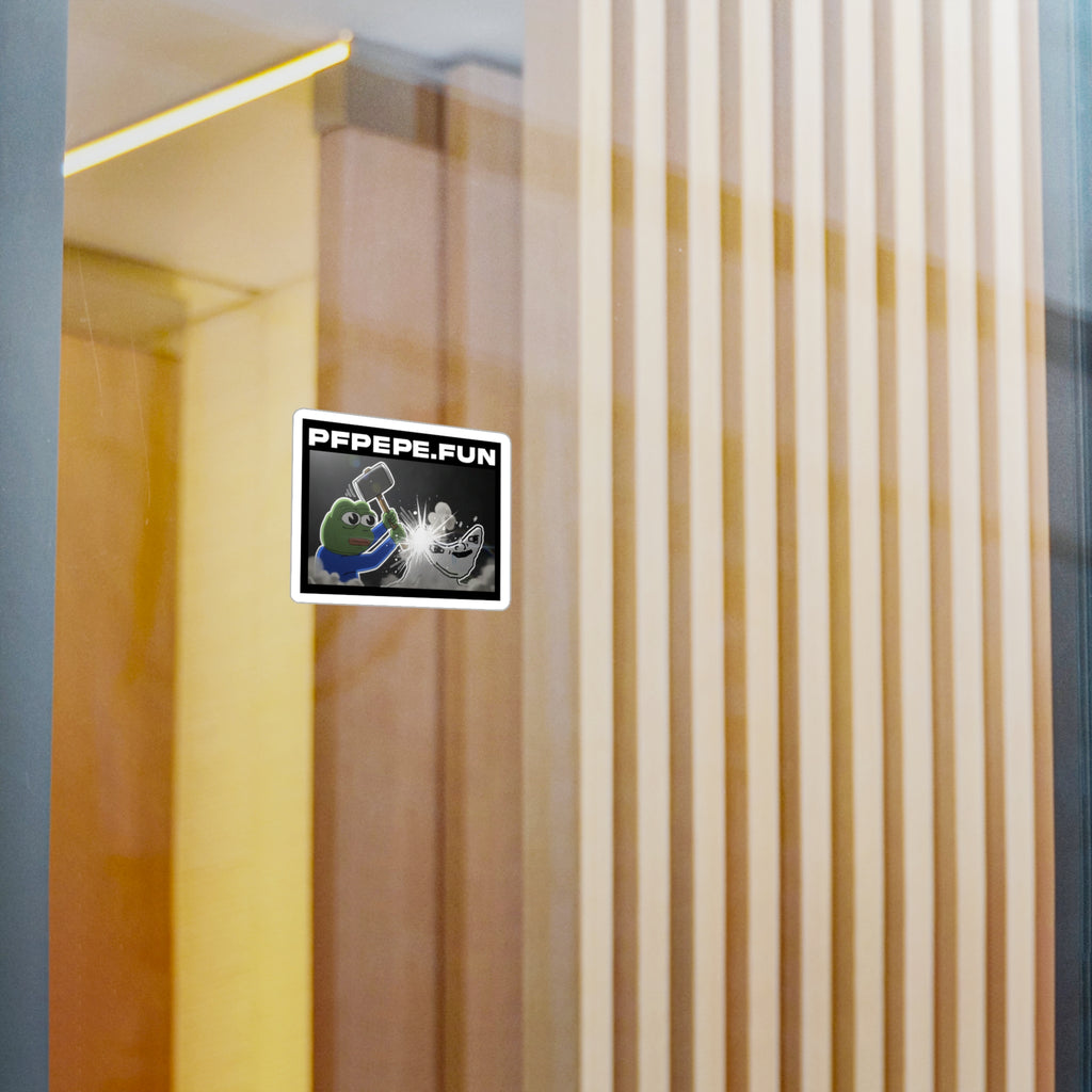 PFP Vinyl Sticker — PFP "Jeets get REKT"
