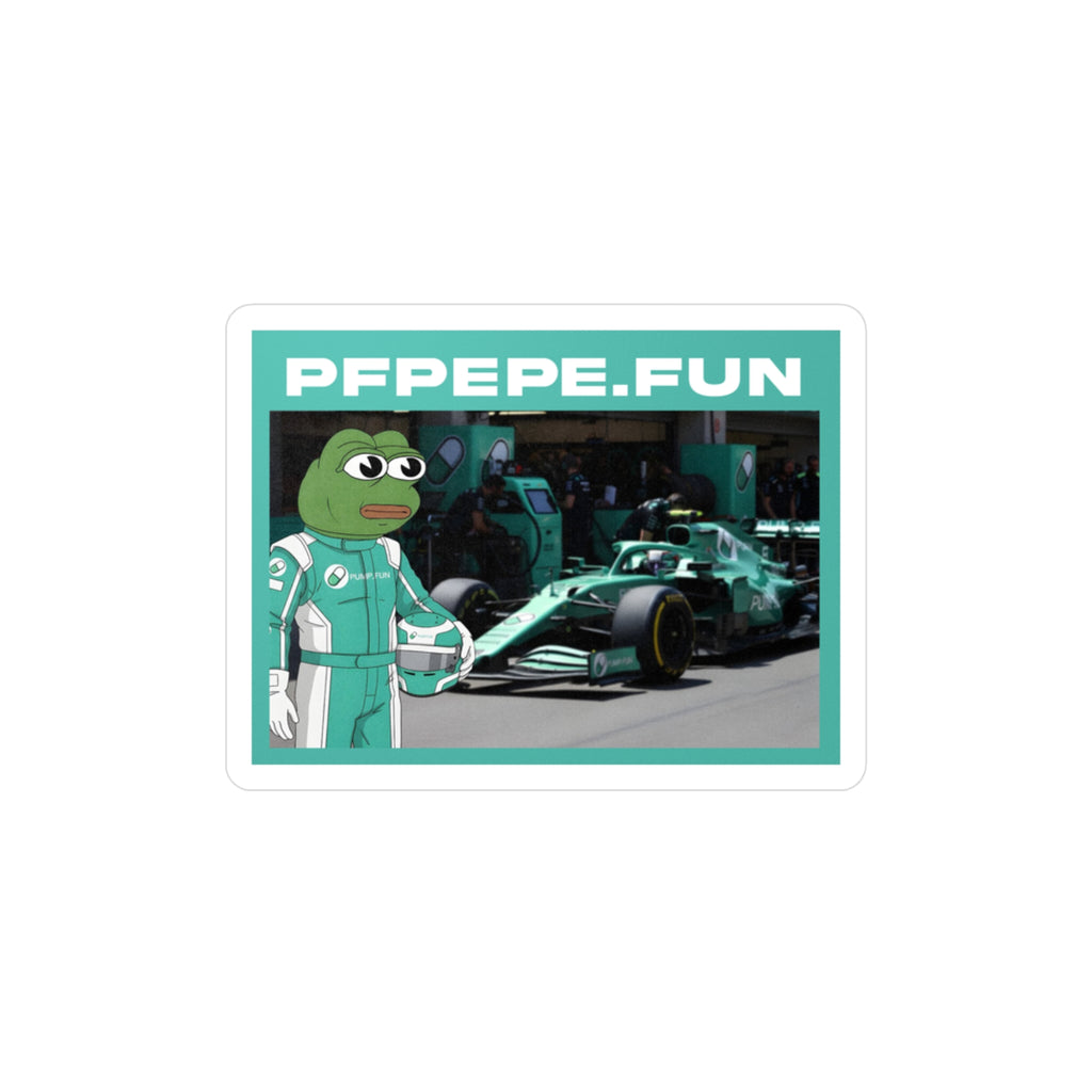 PFP Vinyl Sticker —PFP "PF Driver"