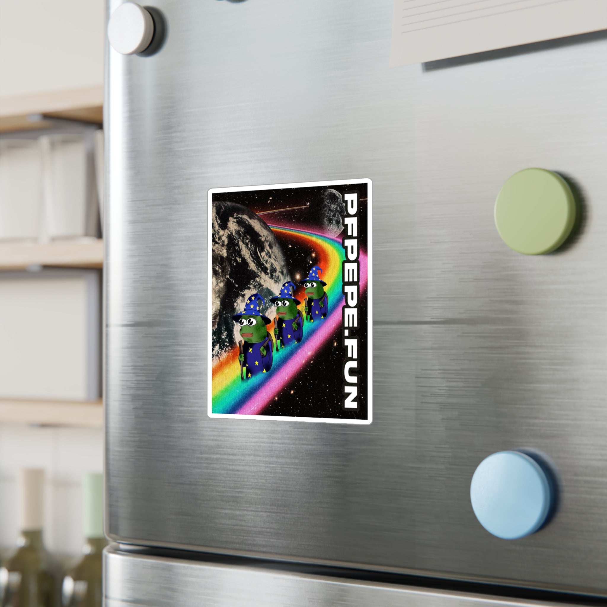 PFP Vinyl Sticker — PFP Wizard Gang in Space