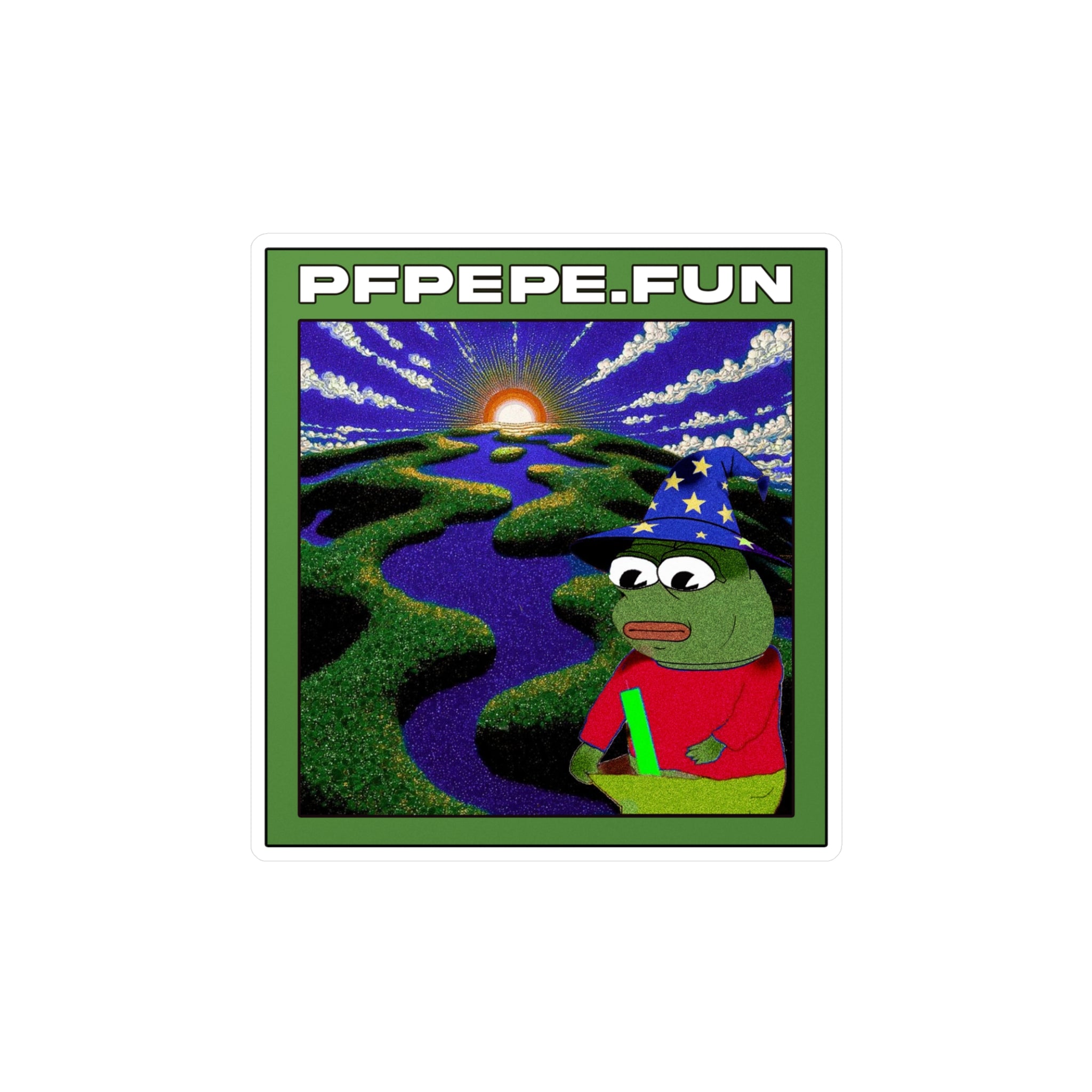 PFP Vinyl Sticker — PFP Wizard Candle