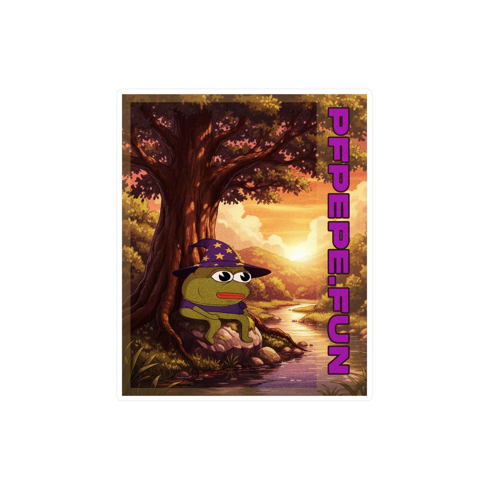 PFP Vinyl Sticker — PFP Wizard Chilling