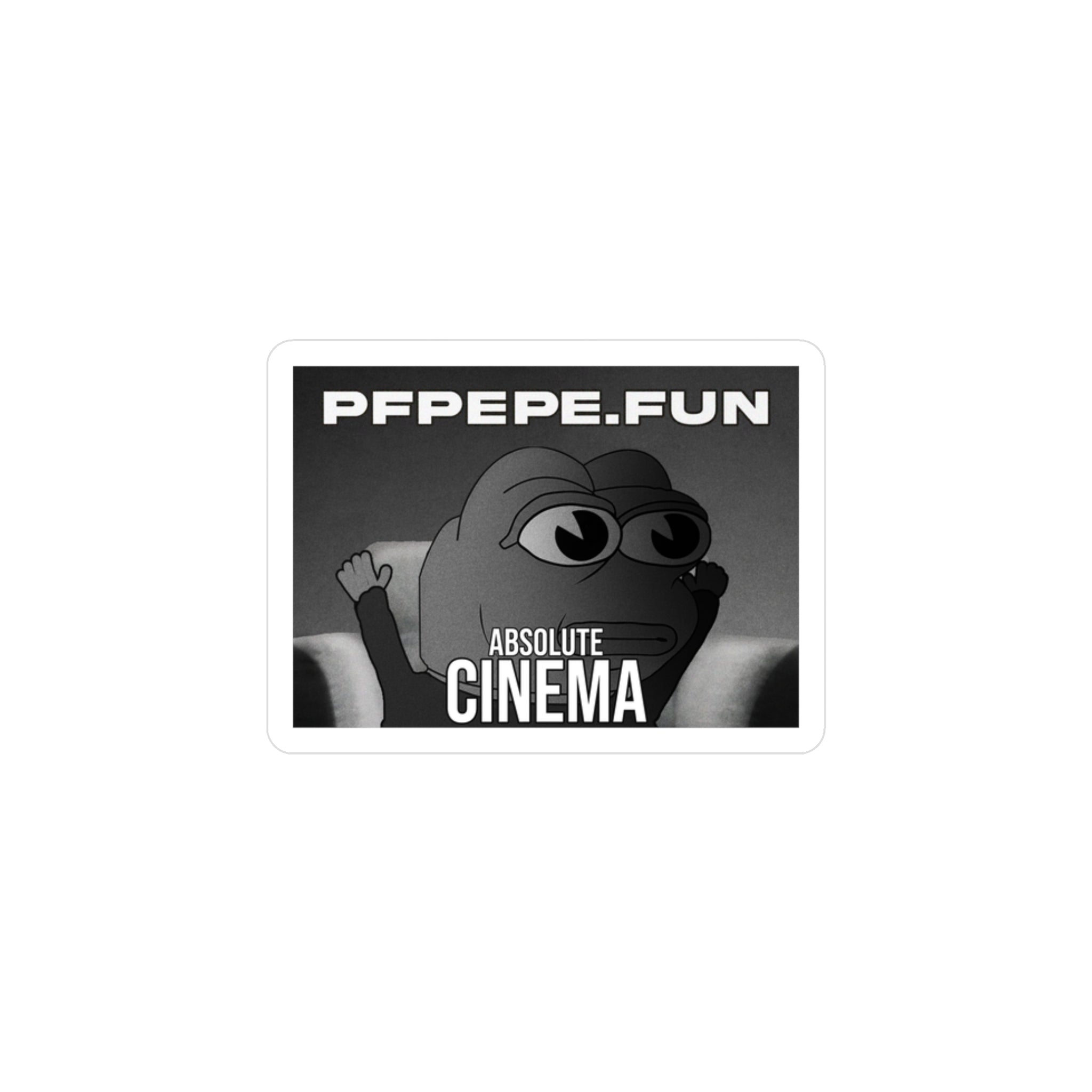 PFP Vinyl Sticker — PFP Absolute Cinema