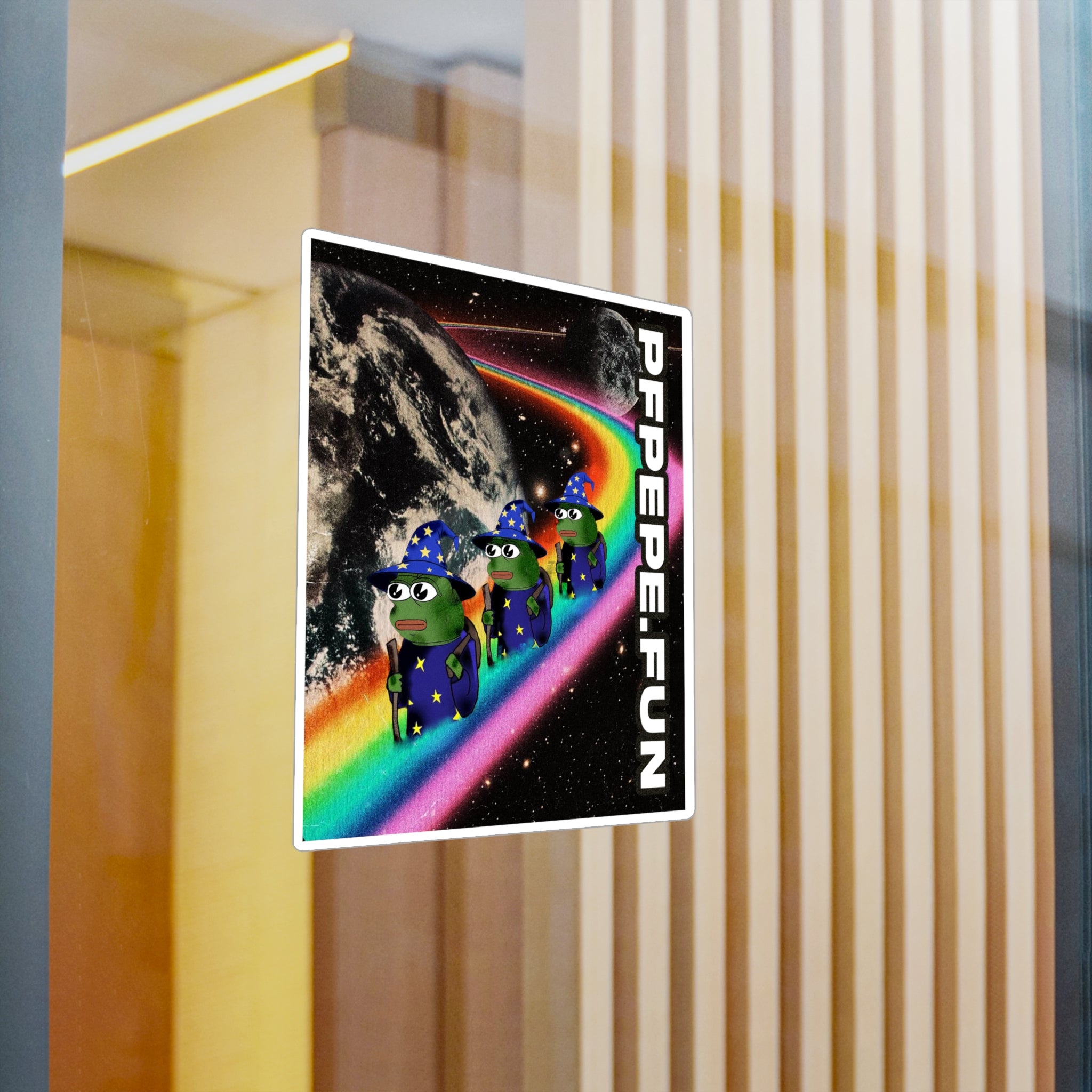 PFP Vinyl Sticker — PFP Wizard Gang in Space