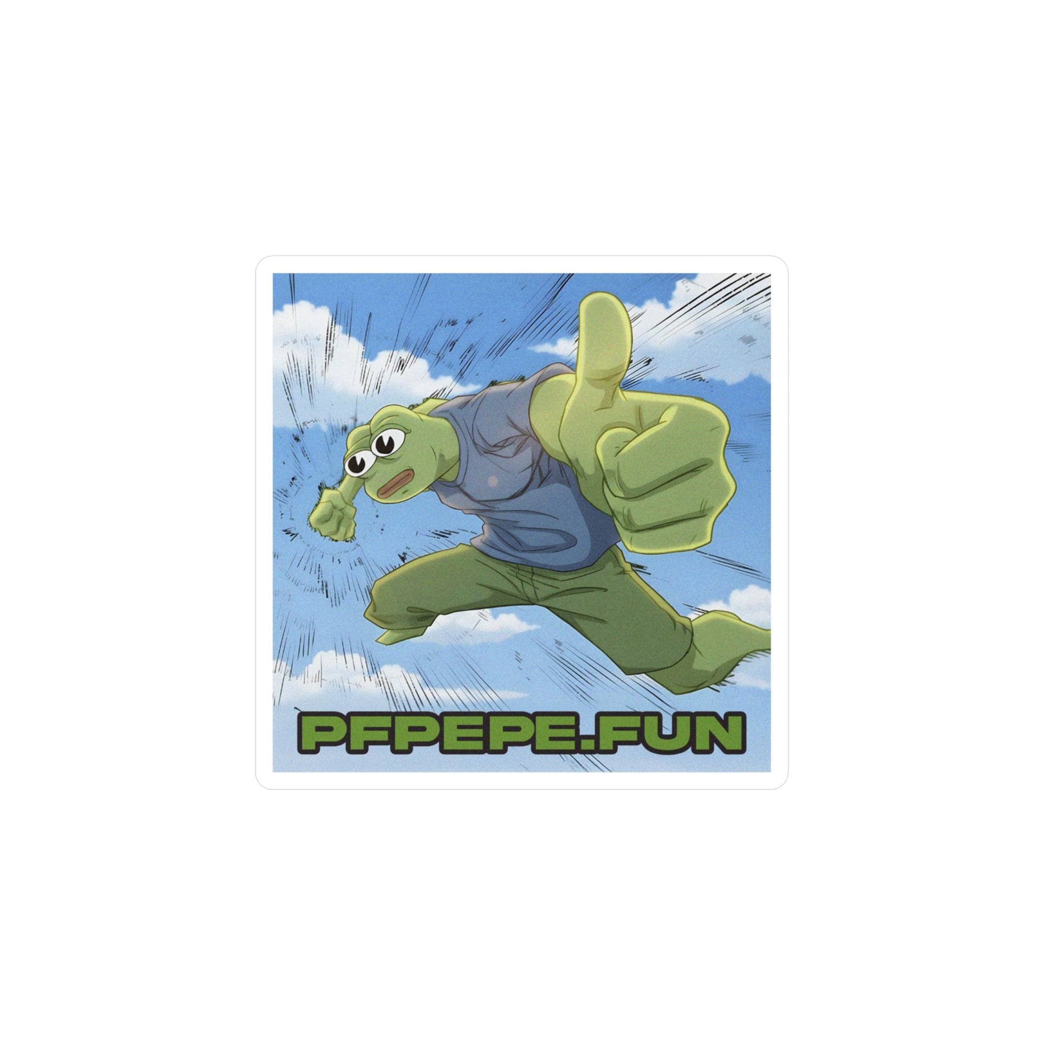 PFP Vinyl Sticker — PFP Punch