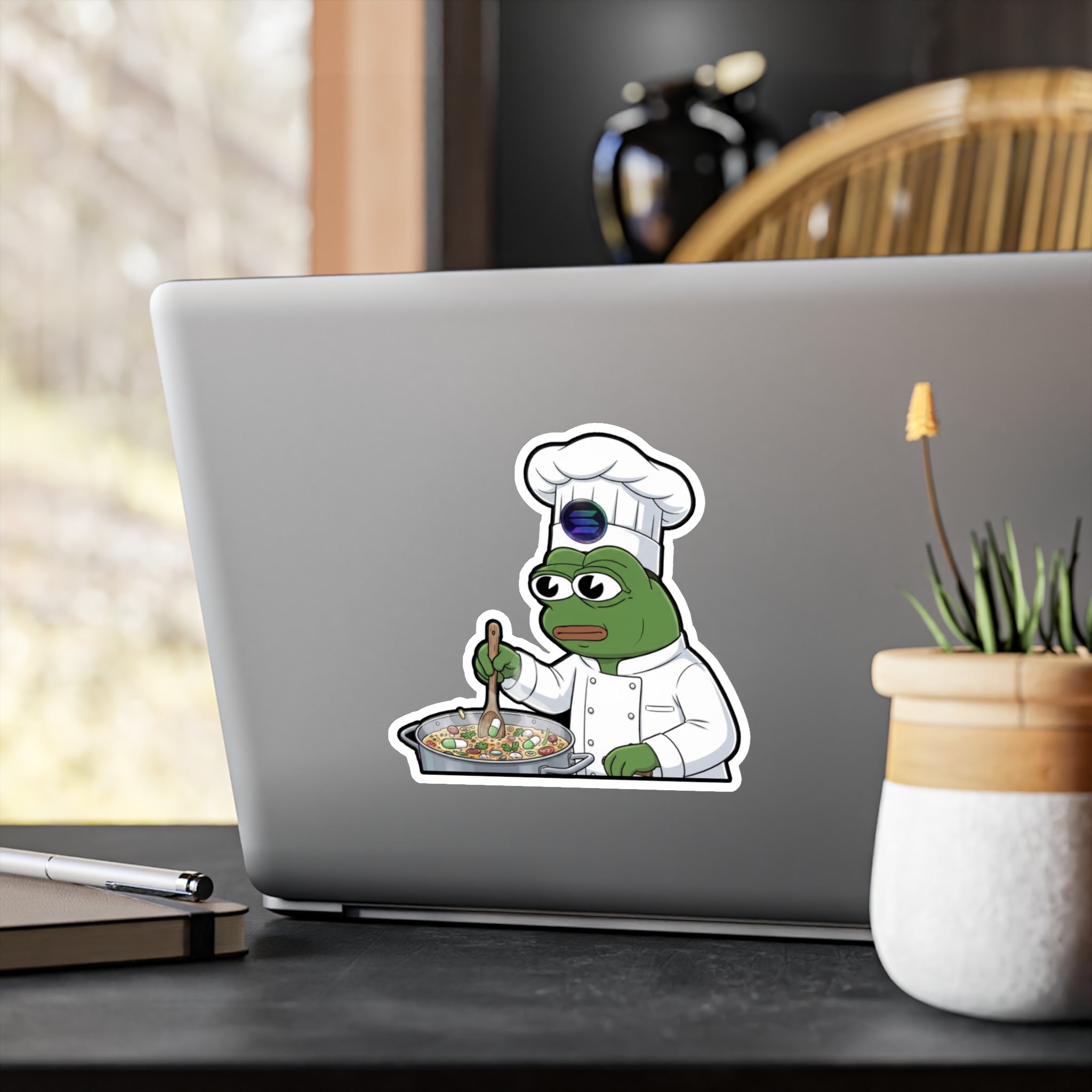 PFP Vinyl Sticker — PFP "Let him COOK"