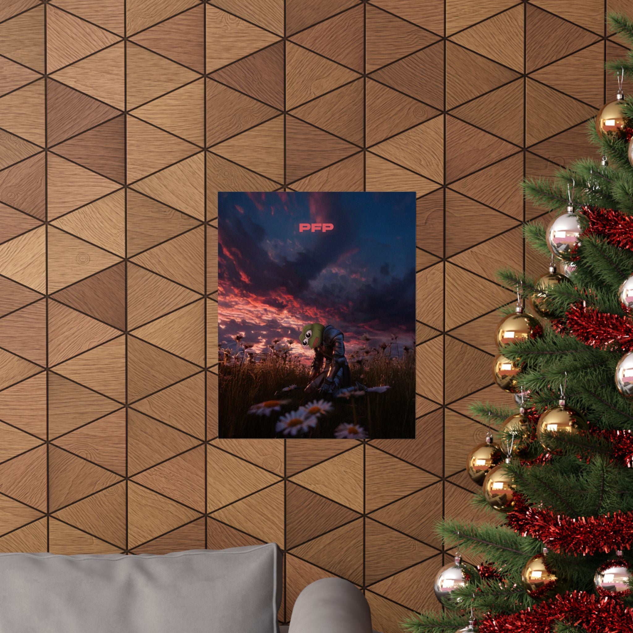 PFP Poster | Red PFP Knight