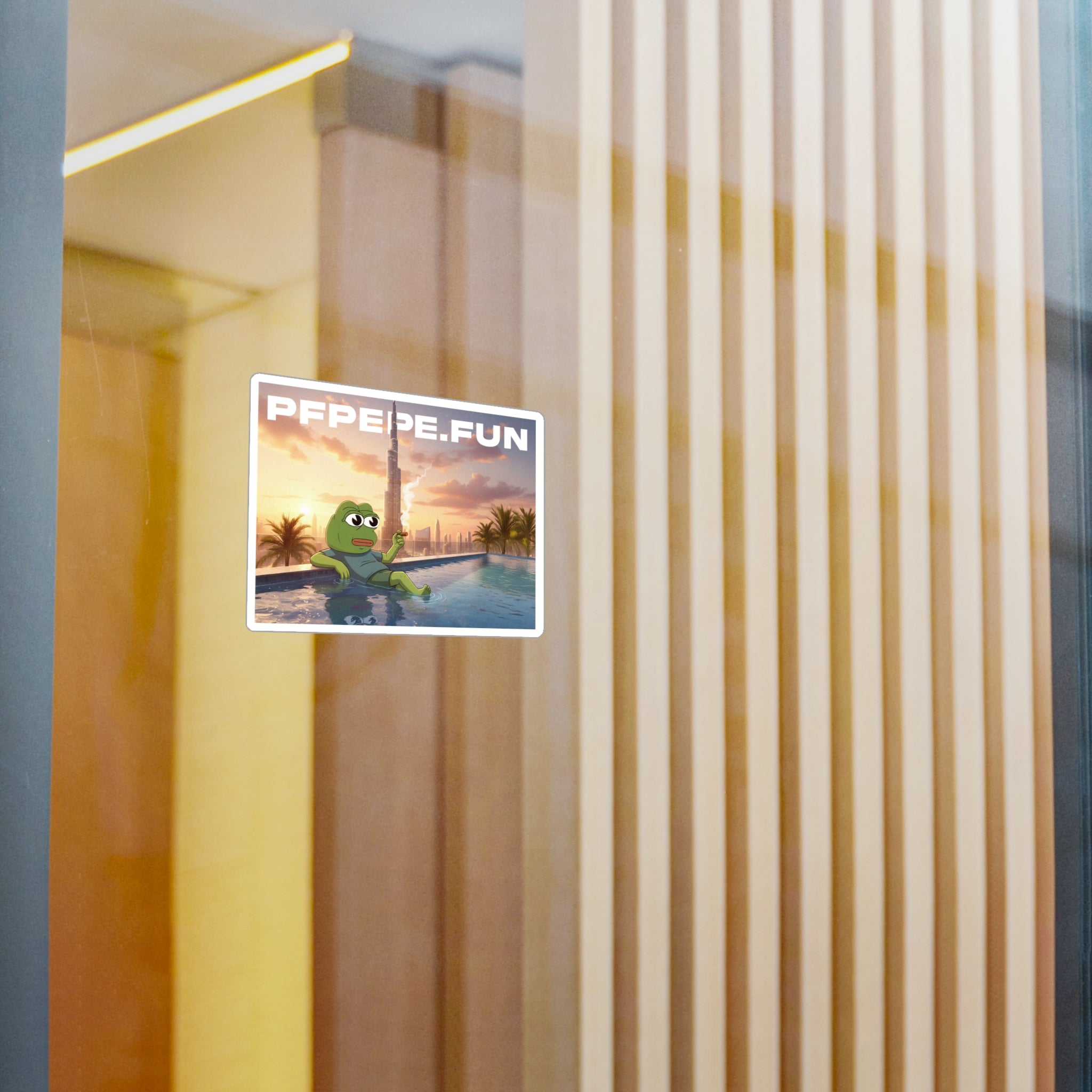 PFP Vinyl Sticker — PFP In Dubai