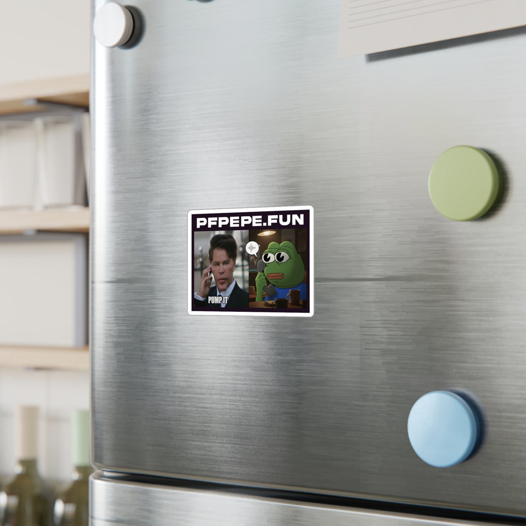 PFP Vinyl Sticker — PFP "He Sold?"