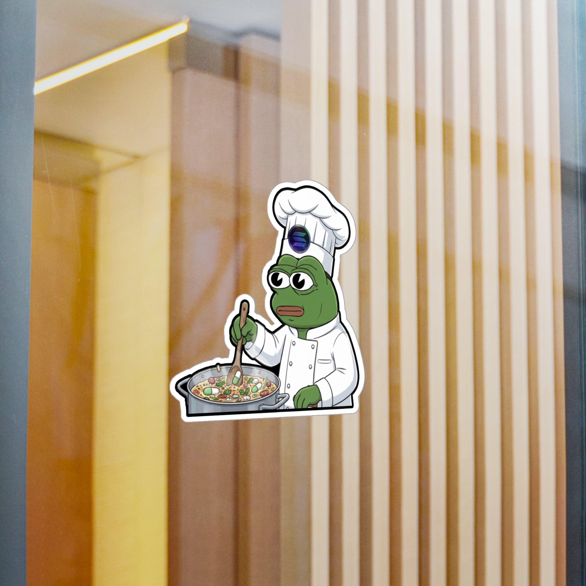 PFP Vinyl Sticker — PFP "Let him COOK"