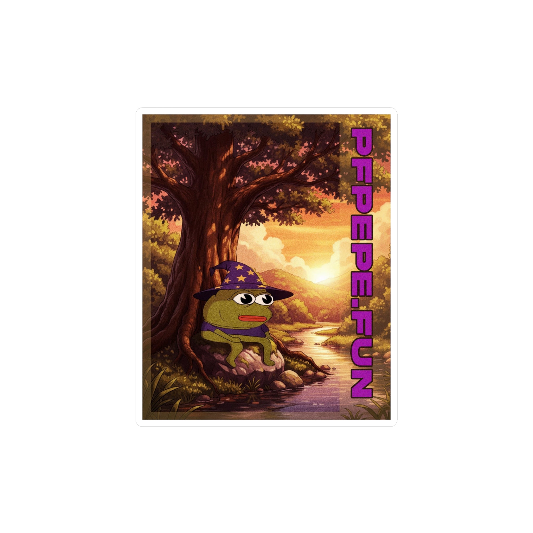 PFP Vinyl Sticker — PFP Wizard Chilling